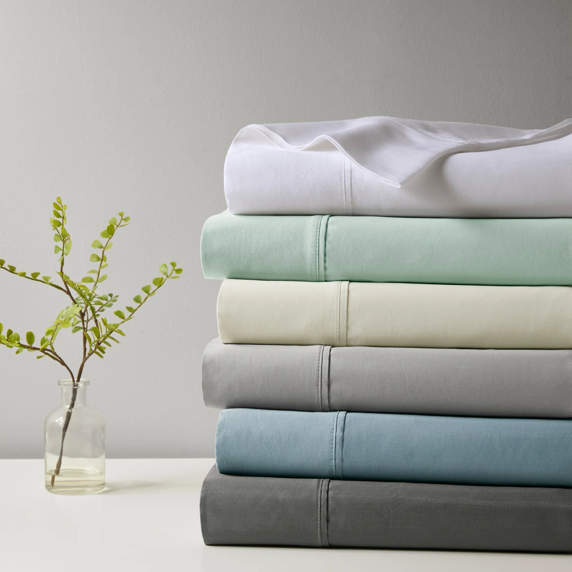 1000 Thread Count HeiQ Smart Temperature Cotton Blend 4-Piece Sheet Set - Image 6