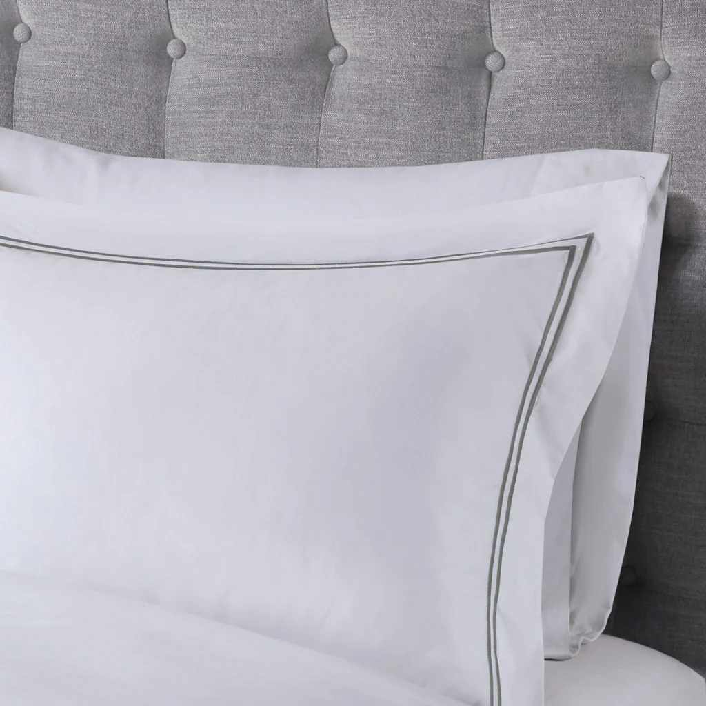 500 Thread Count Luxury Collection 100% Cotton Sateen Embroidered Duvet Cover Set - Image 32