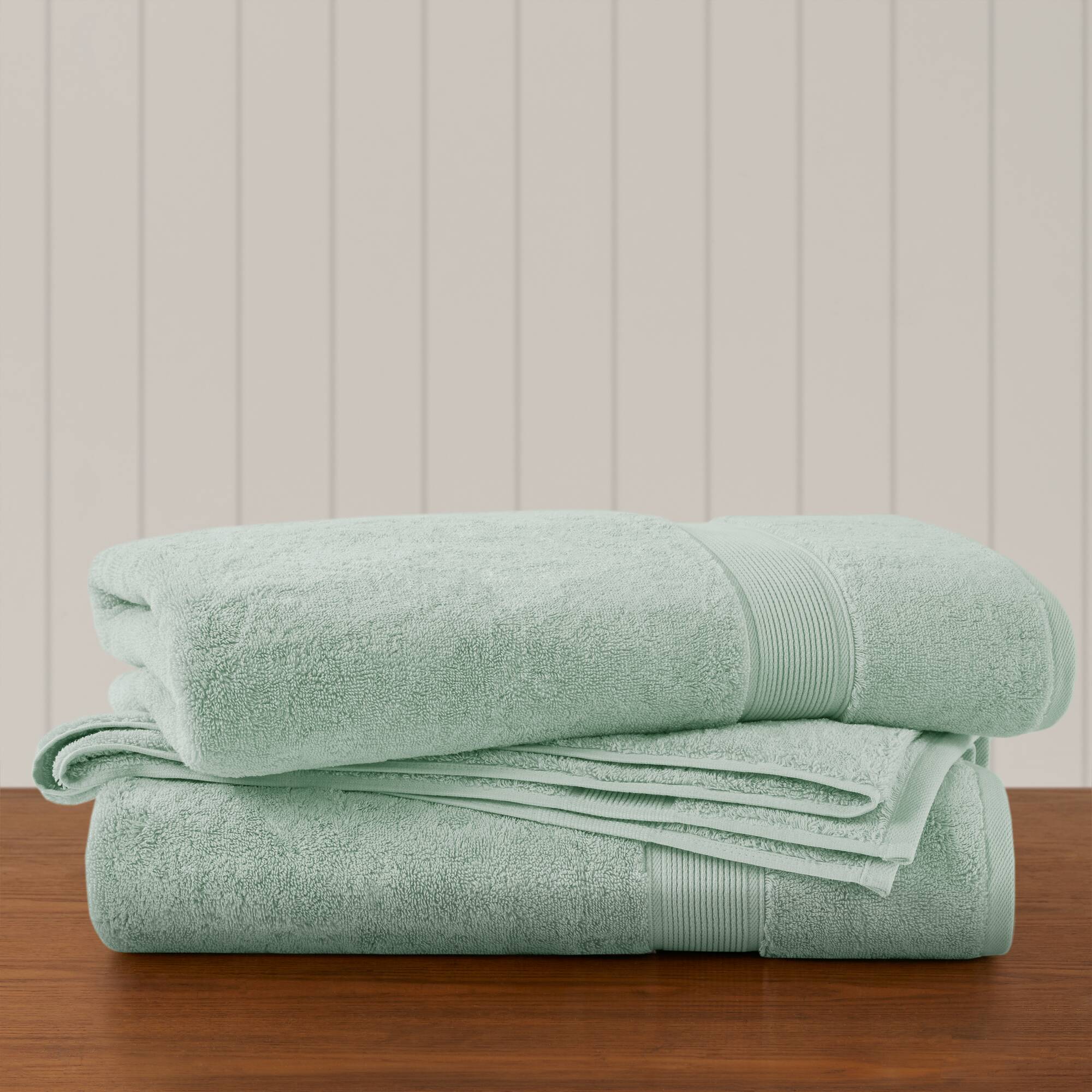 800gsm Ultra-Soft 100% Cotton Absorbent Towel Set - Image 17