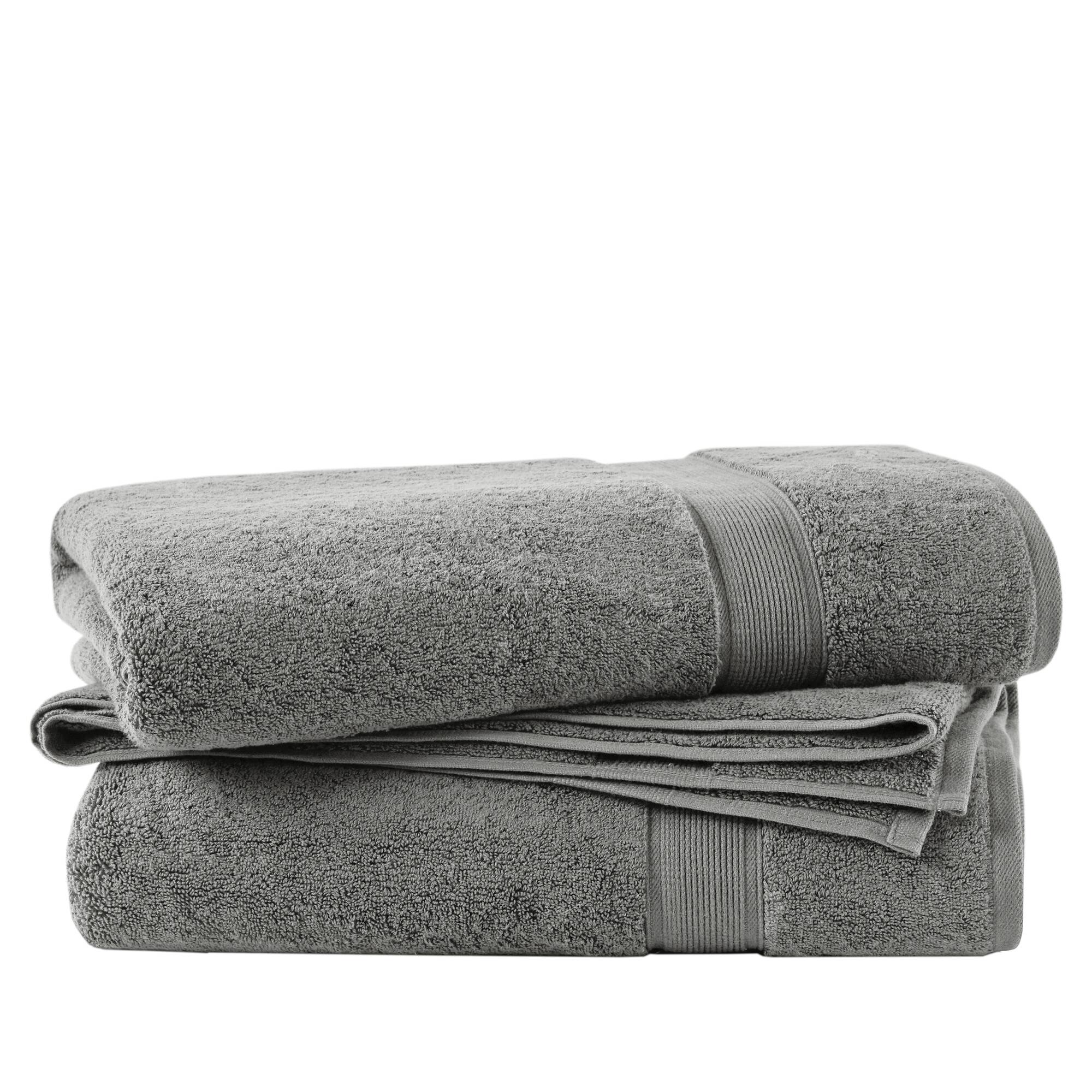 800gsm Ultra-Soft 100% Cotton Absorbent Towel Set - Image 5