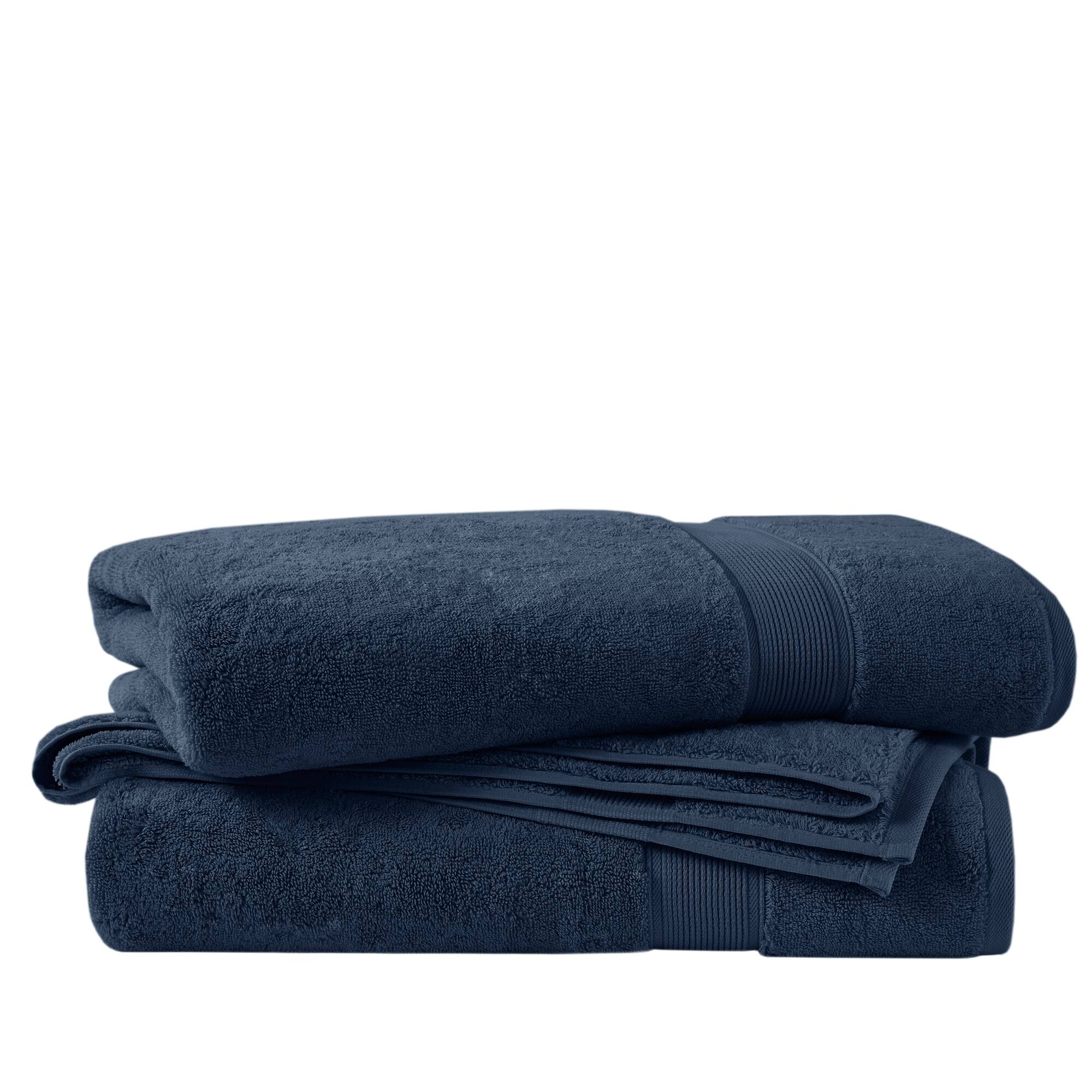 800gsm Ultra-Soft 100% Cotton Absorbent Towel Set - Image 6