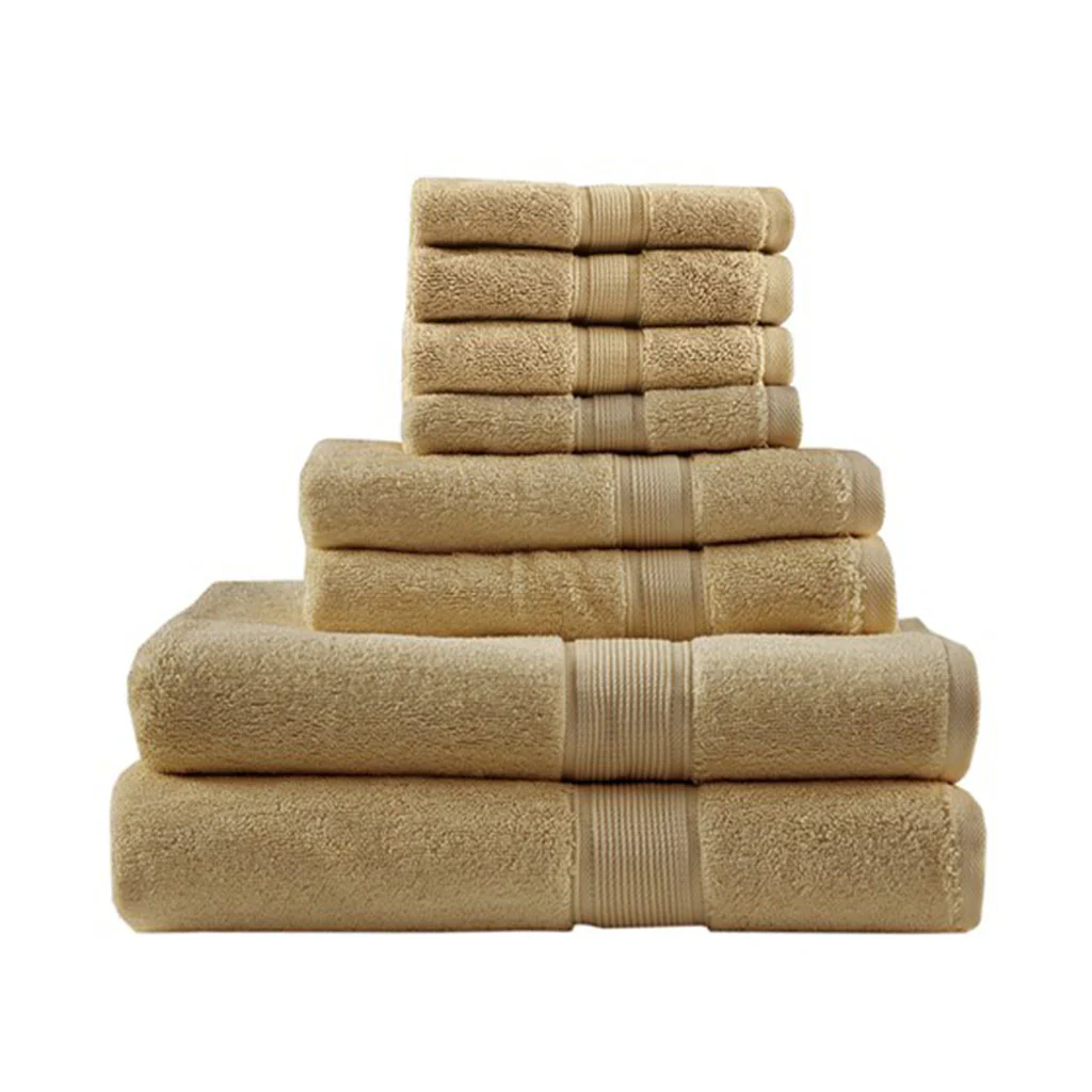 800GSM Ultra-Soft 100% Cotton Absorbent Towel Set - Image 11