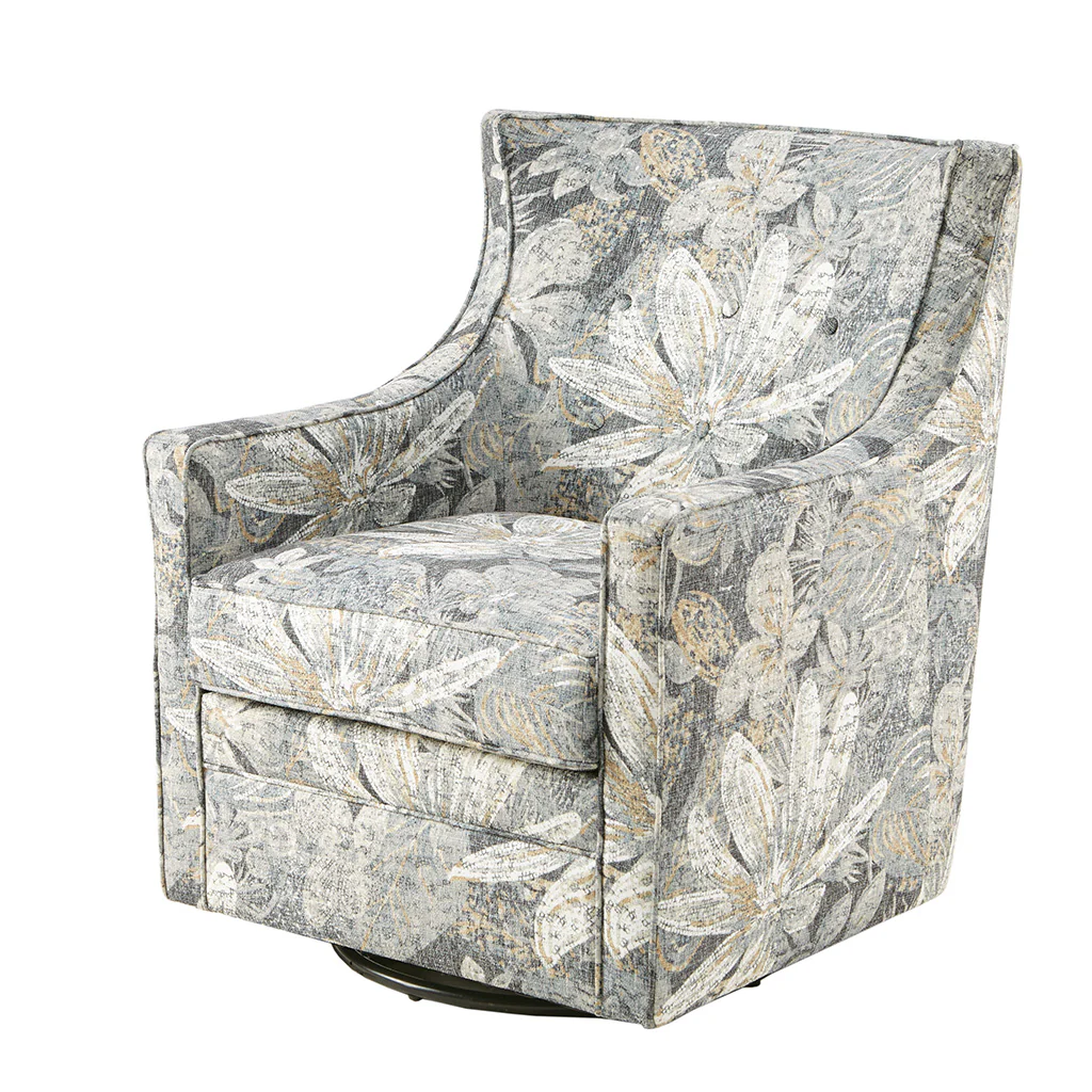 Alana Curve Back Swivel Glider Chair - Image 3