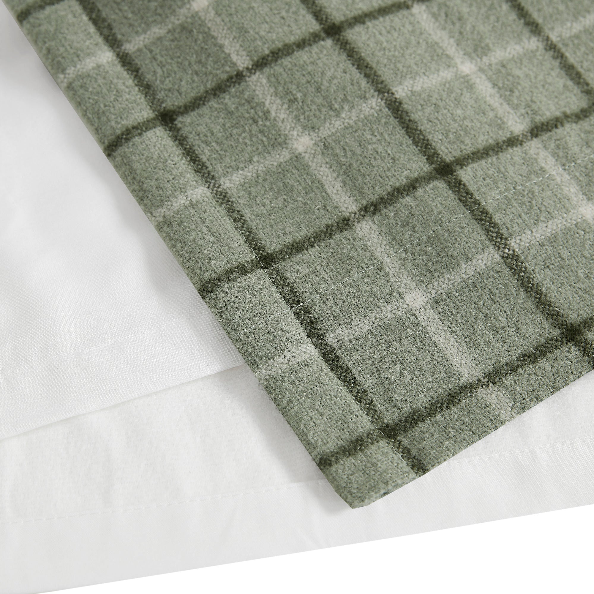 Anaheim Plaid Rod Pocket and Back Tab Curtain Panel with Fleece Lining - Image 35