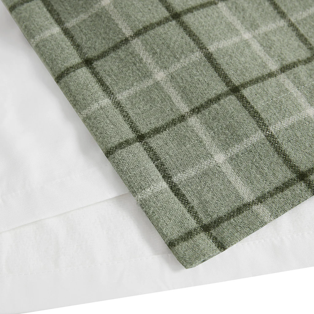 Anaheim Plaid Rod Pocket and Back Tab Curtain Panel with Fleece Lining - Image 36