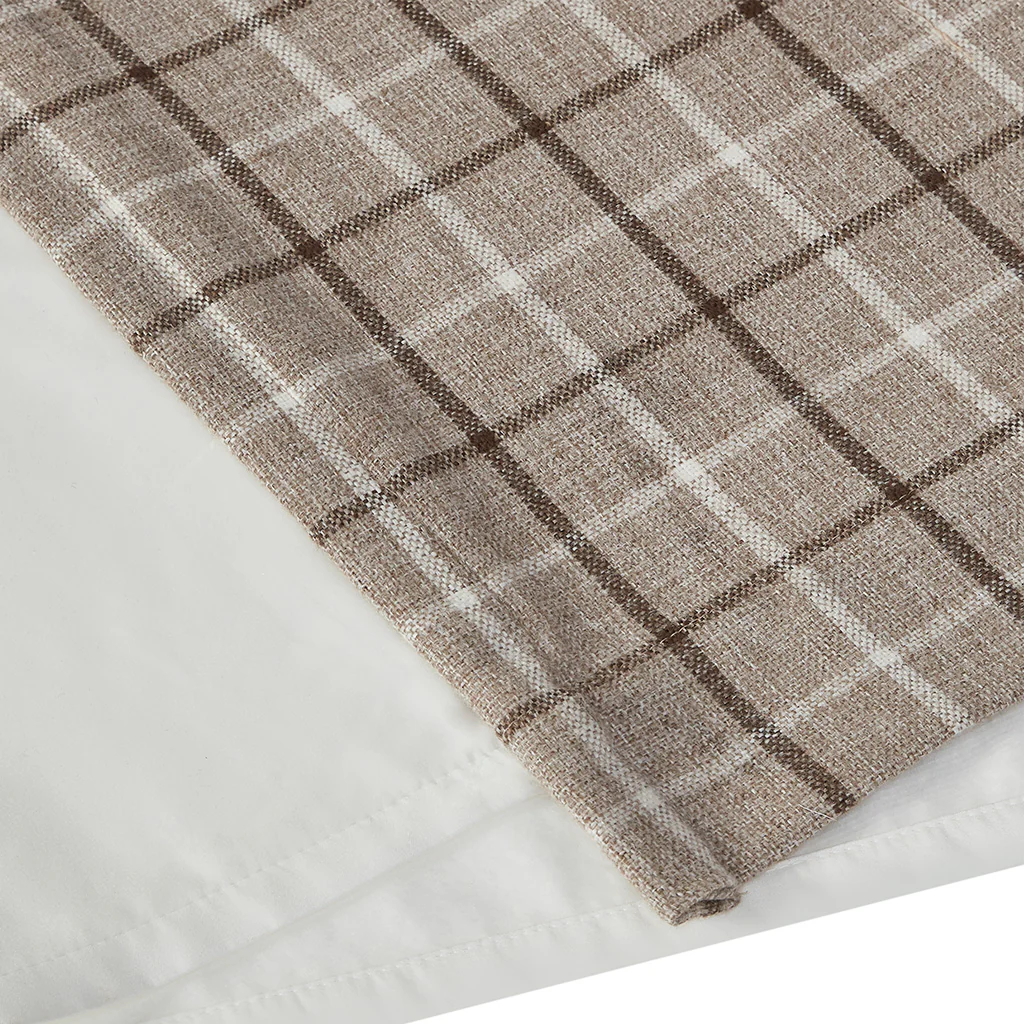Anaheim Plaid Rod Pocket and Back Tab Curtain Panel with Fleece Lining - Image 37
