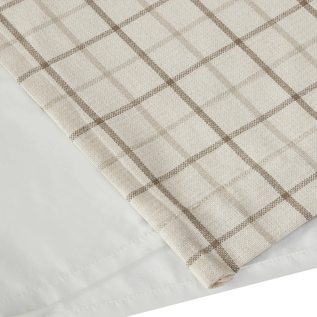 Anaheim Plaid Rod Pocket and Back Tab Curtain Panel with Fleece Lining - Image 38