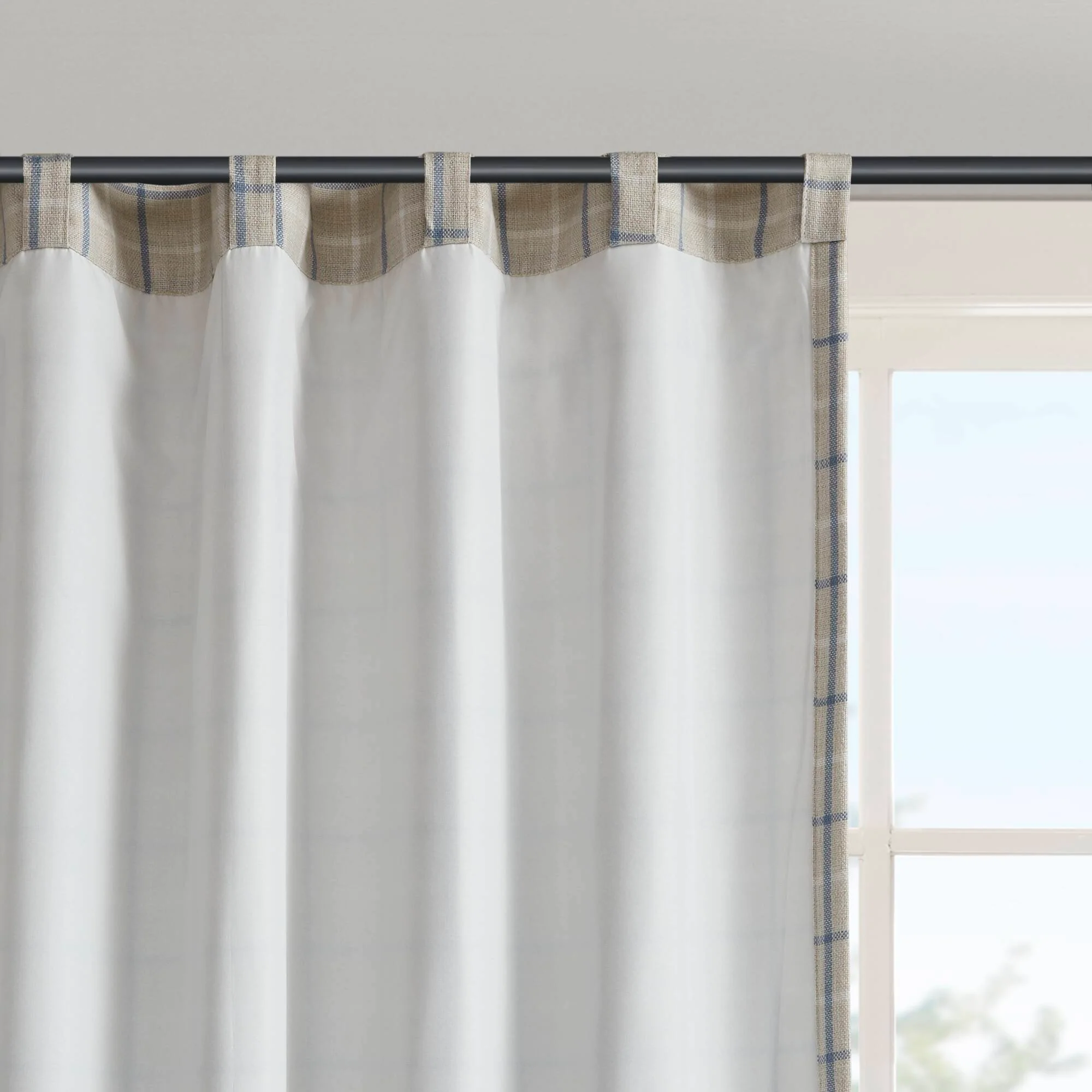 Anaheim Plaid Rod Pocket and Back Tab Curtain Panel with Fleece Lining - Image 71