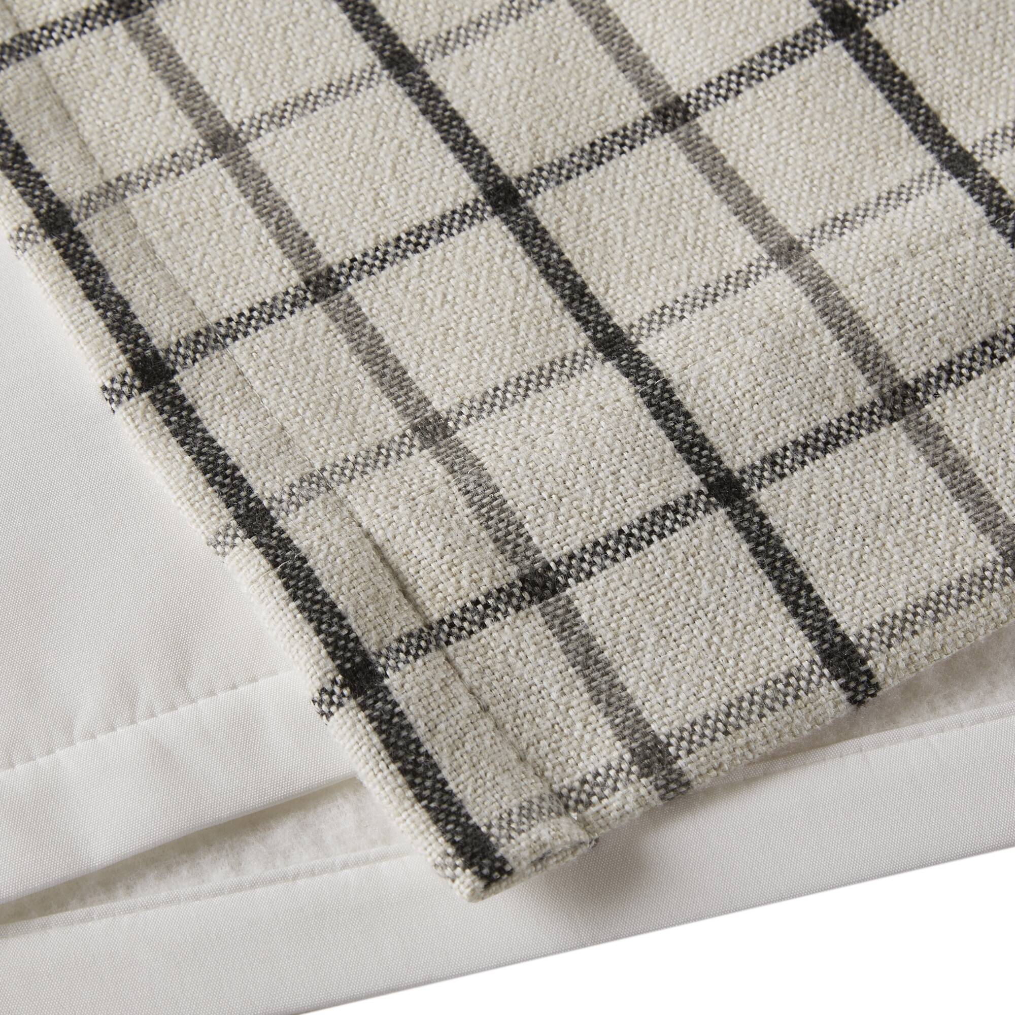 Anaheim Plaid Rod Pocket and Back Tab Curtain Panel with Fleece Lining - Image 82