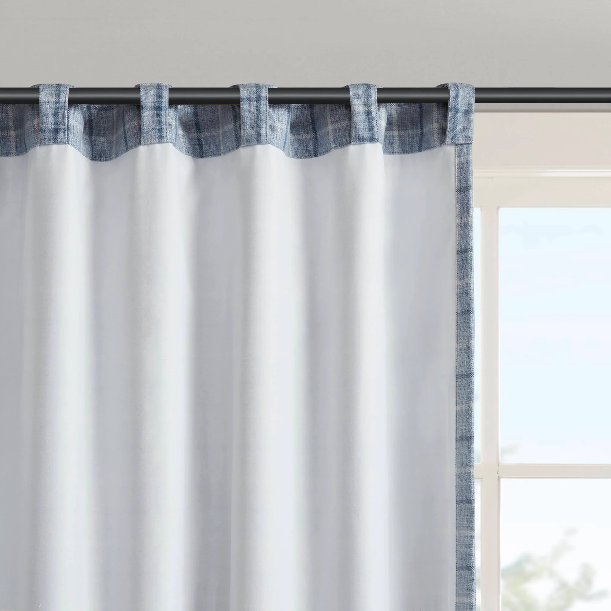 Anaheim Plaid Rod Pocket and Back Tab Curtain Panel with Fleece Lining - Image 88