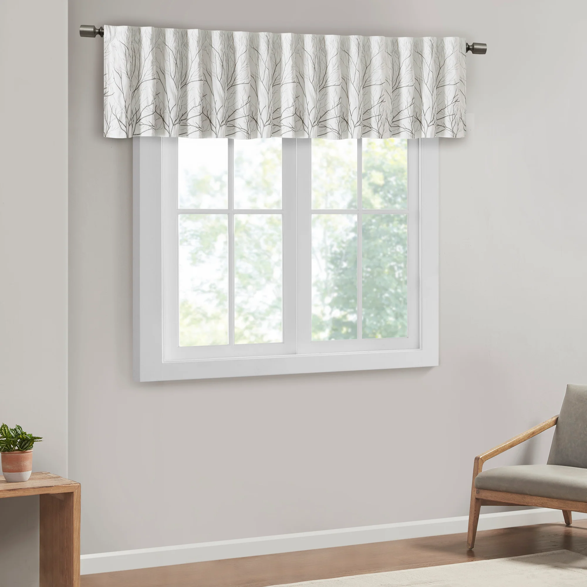 Andora Faux Silk Embroidered Window Valance - Image 7