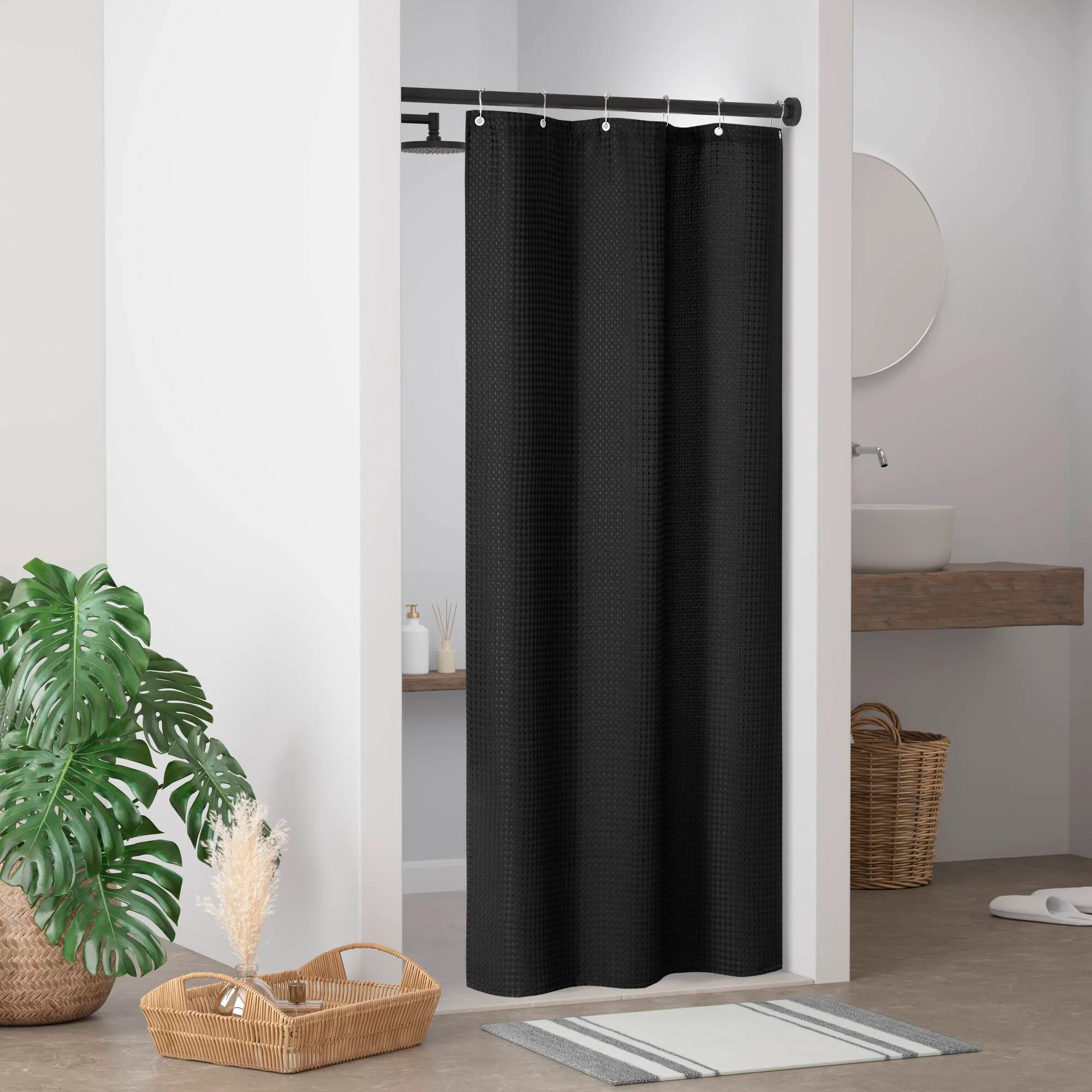 Arbor Waffle Shower Curtain - Image 15
