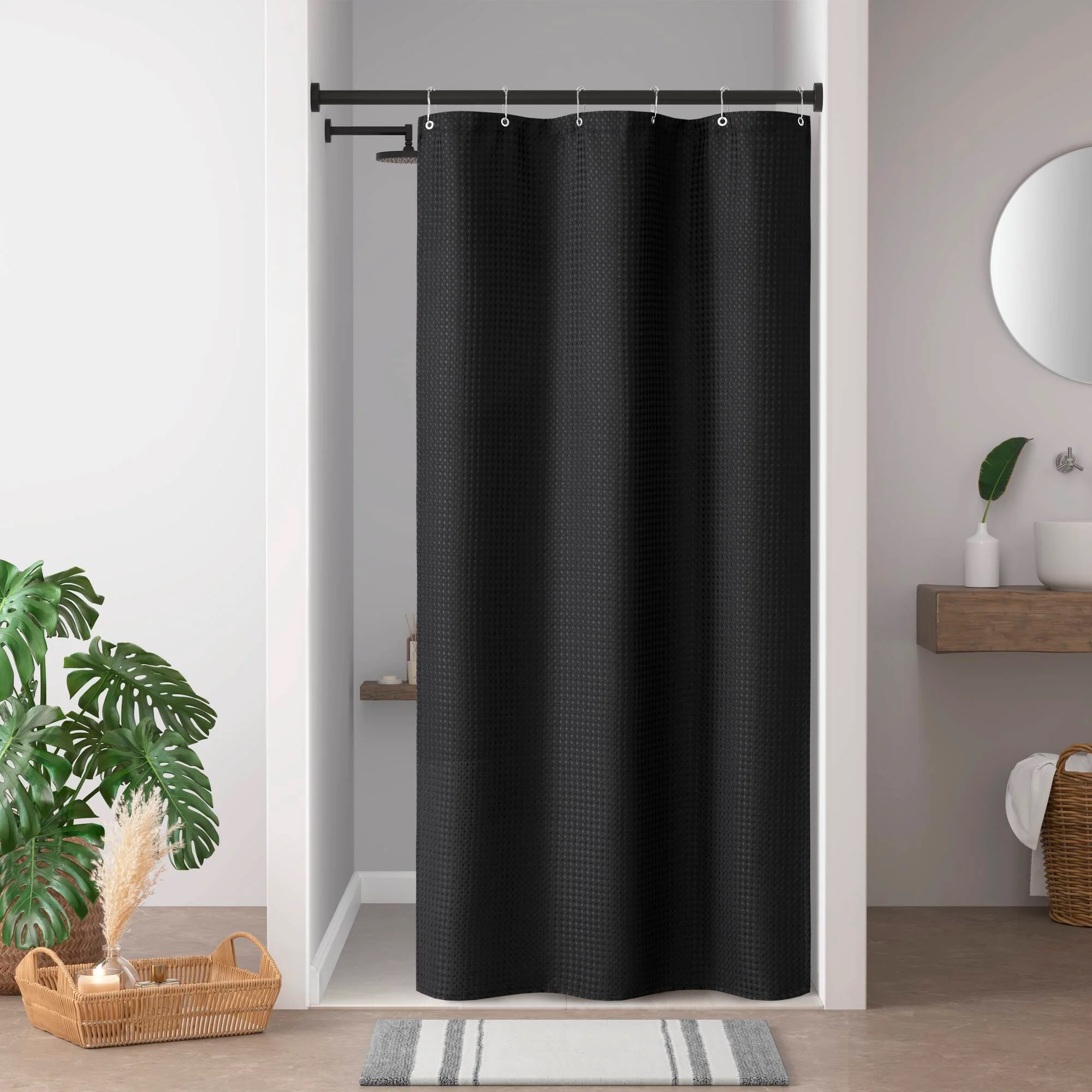 Arbor Waffle Shower Curtain - Image 8