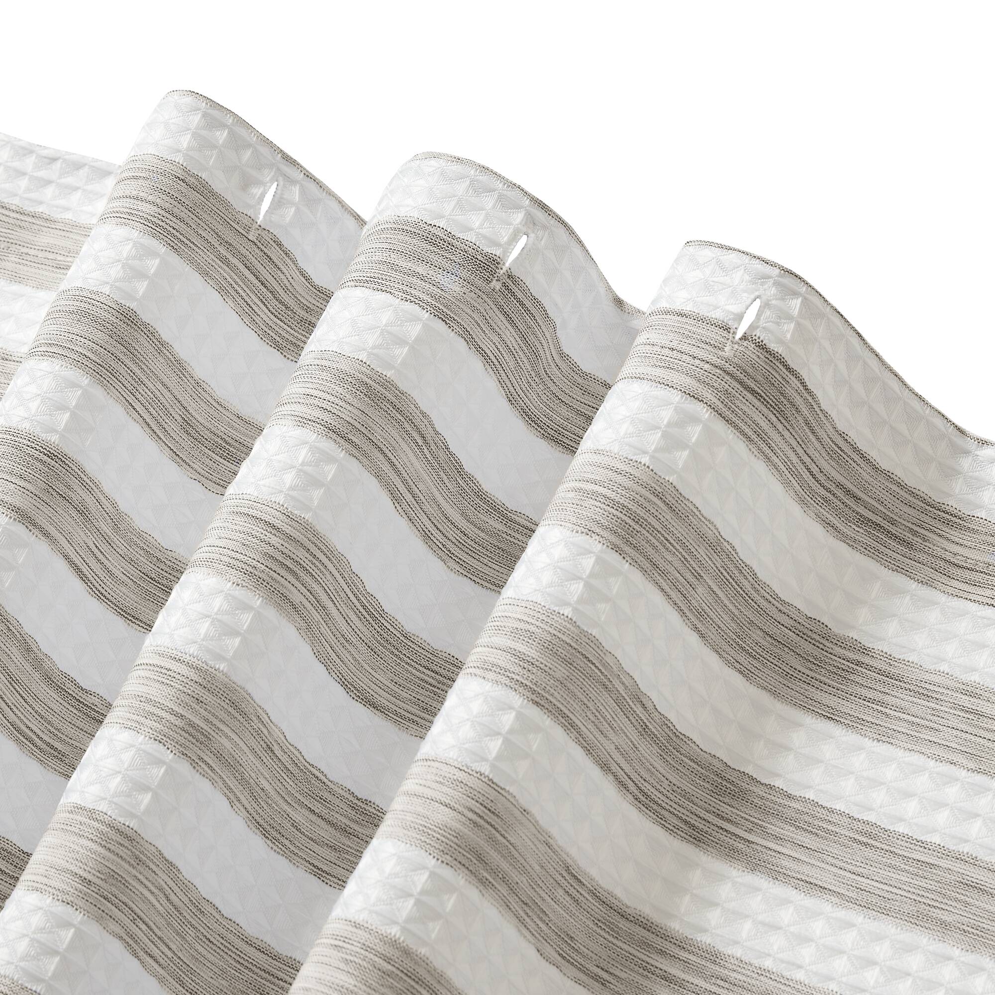 Ariana Ombre Waffle Shower Curtain - Image 8