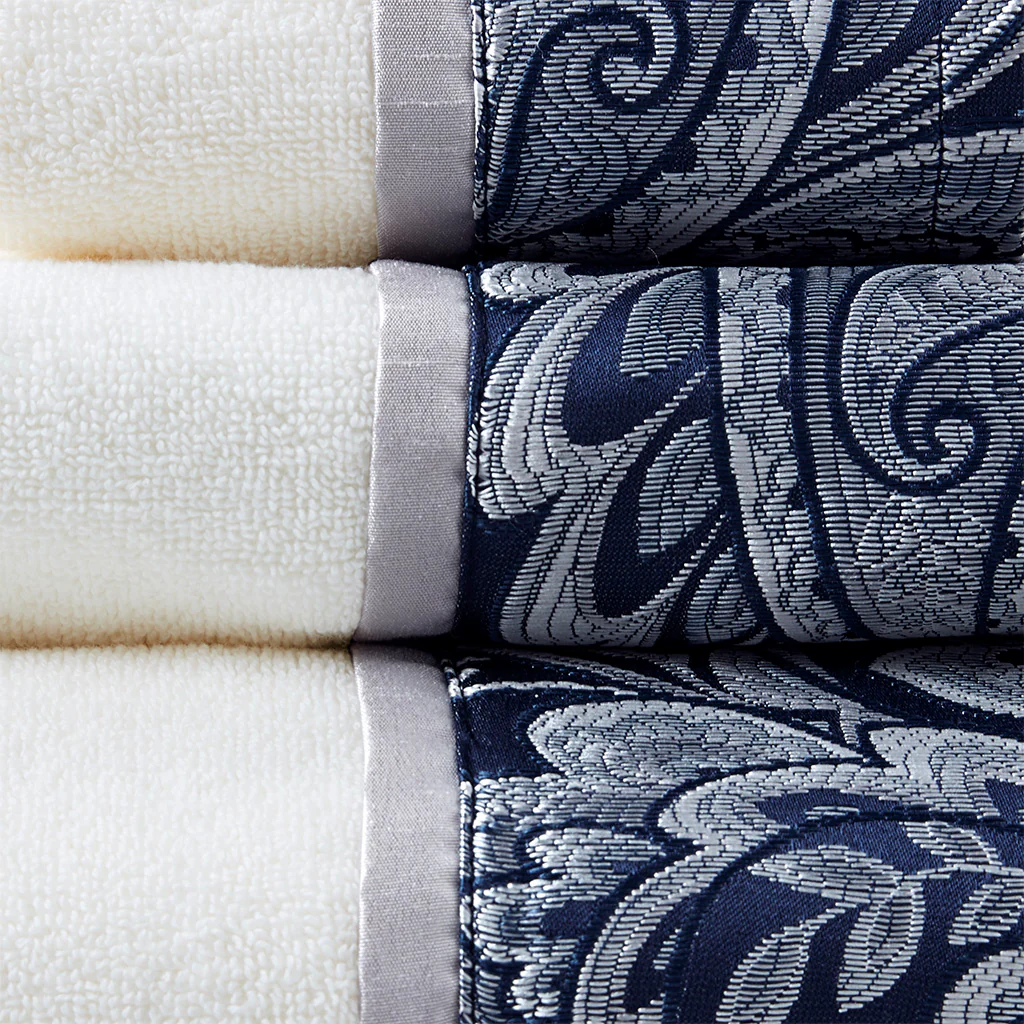 Aubrey 6-Piece Jacquard Towel Set - Image 11