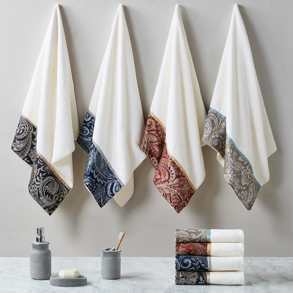 Aubrey 6-Piece Jacquard Towel Set - Image 13