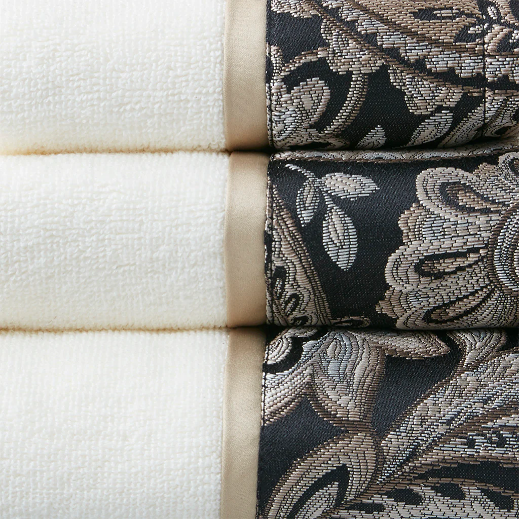 Aubrey 6-Piece Jacquard Towel Set - Image 9