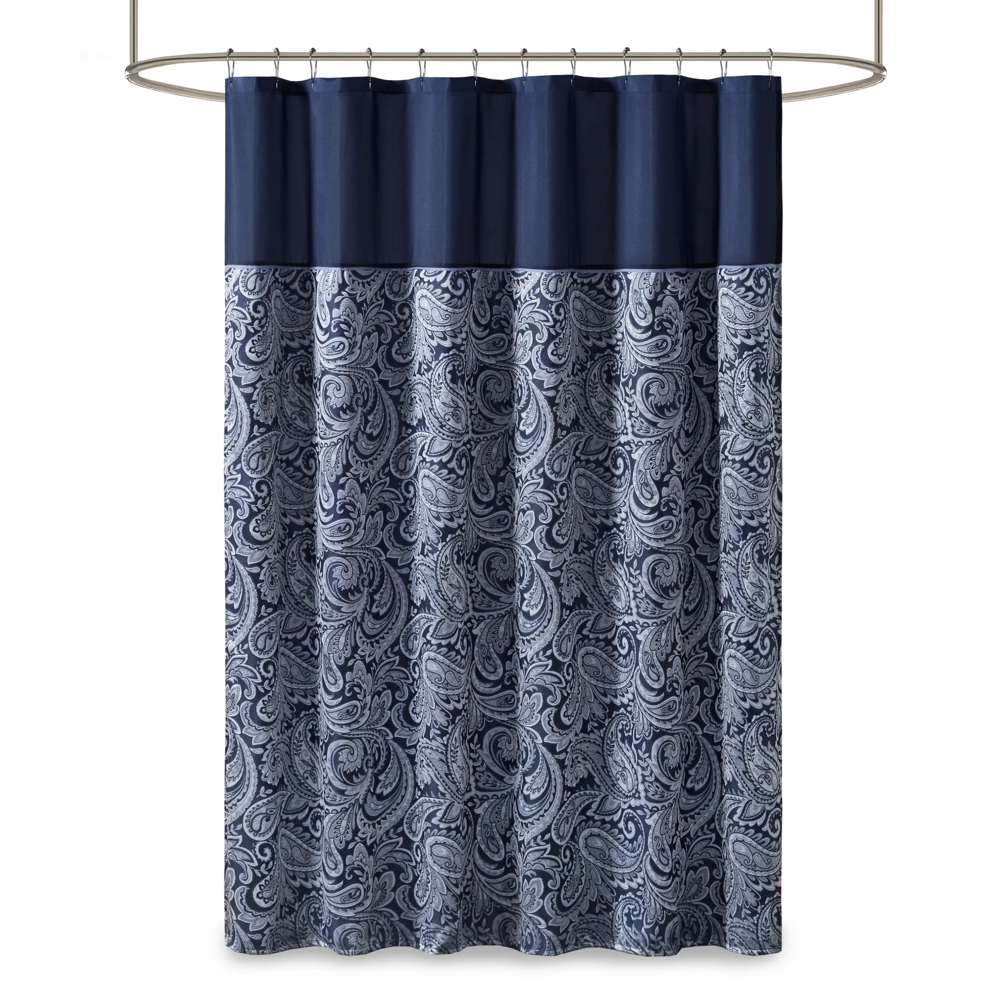 Aubrey Jacquard Shower Curtain - Image 7