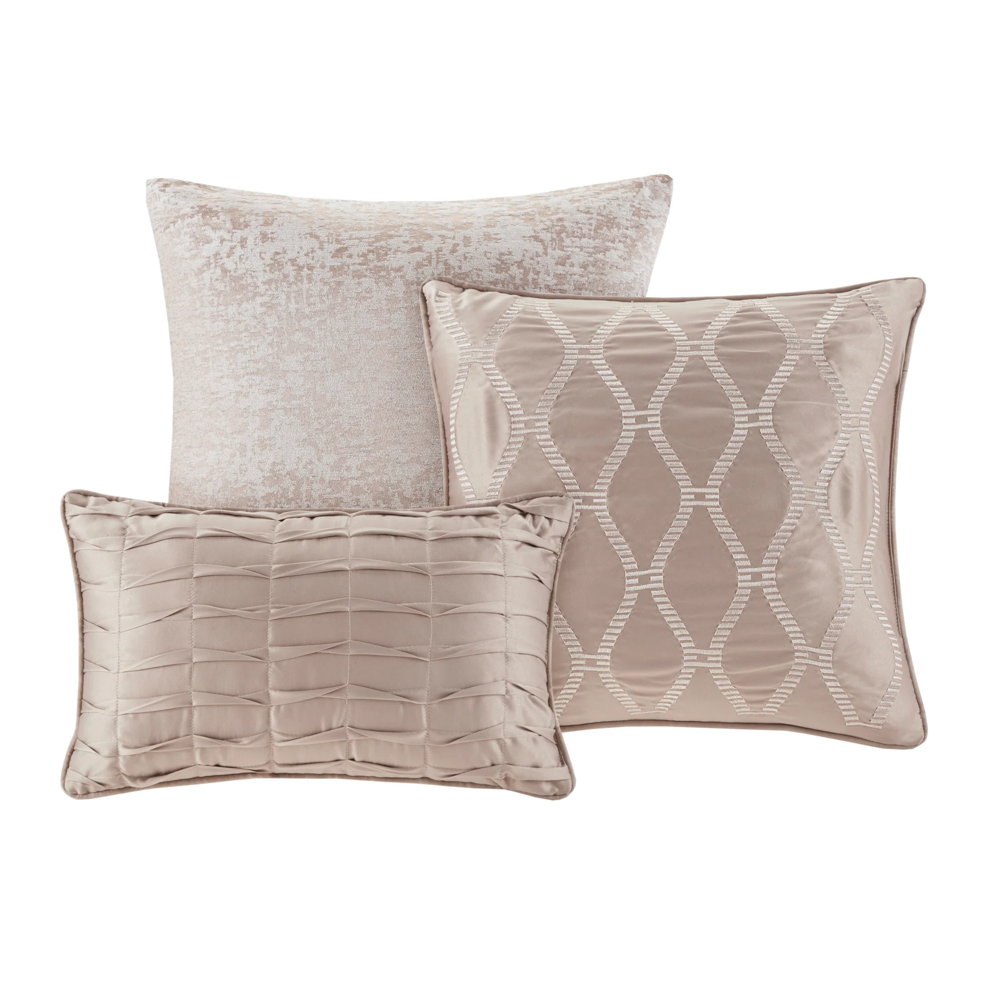 Ava 7-Piece Chenille Jacquard Comforter Set - Image 10
