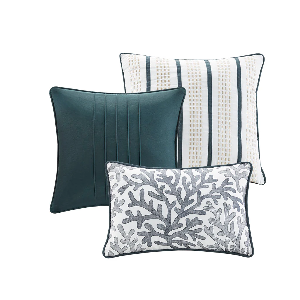 Bayside 7-Piece Cotton Sateen Comforter Set - Image 10