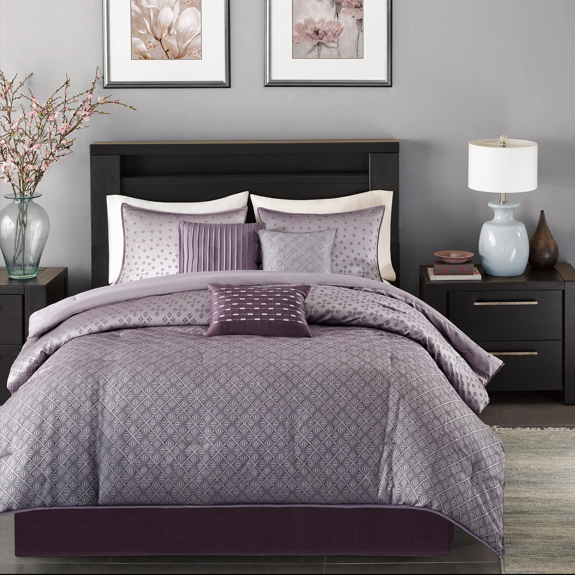 Biloxi 7-Piece Jaquard Comforter Set - Image 2