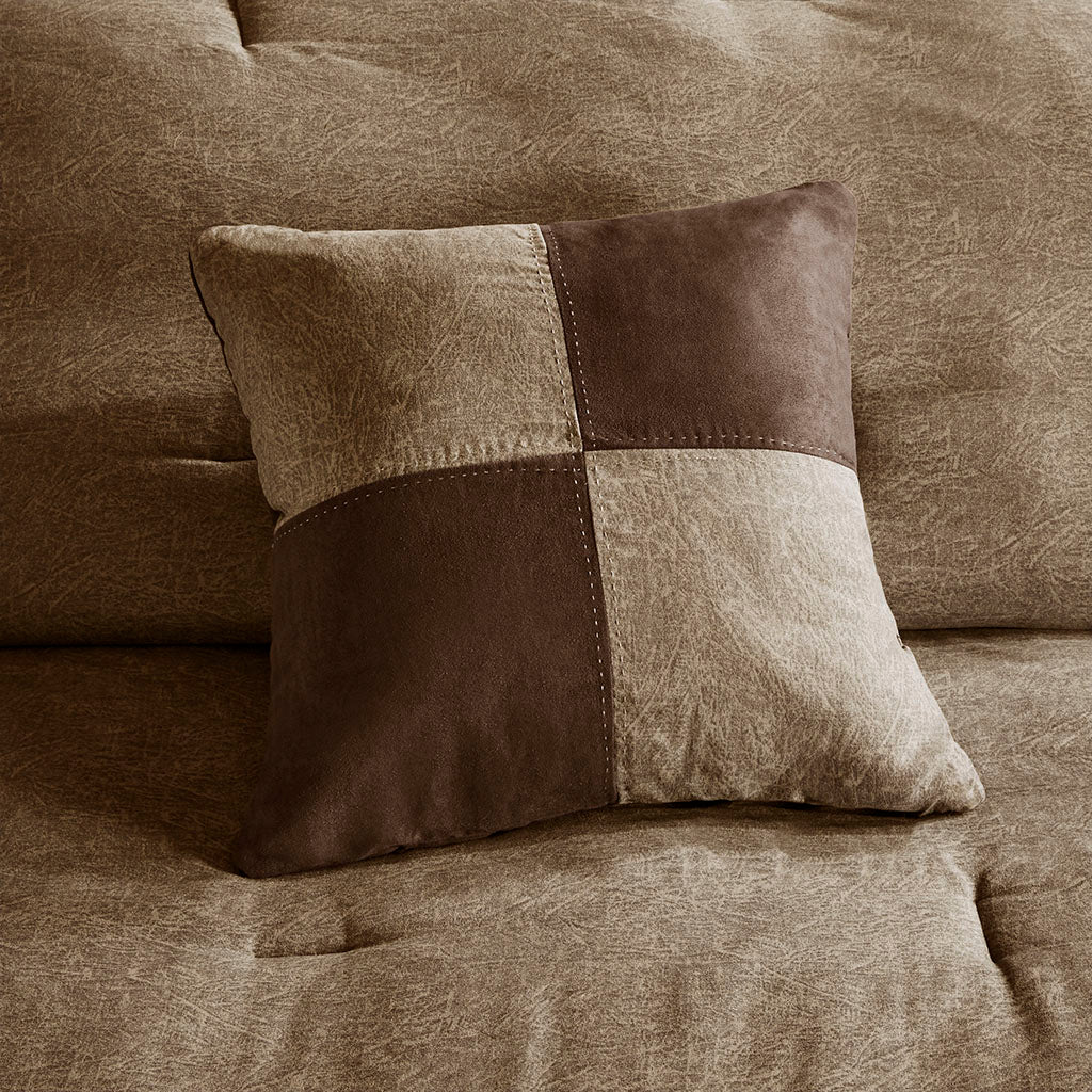 Boone 7-Piece Faux Suede Comforter Set - Image 30