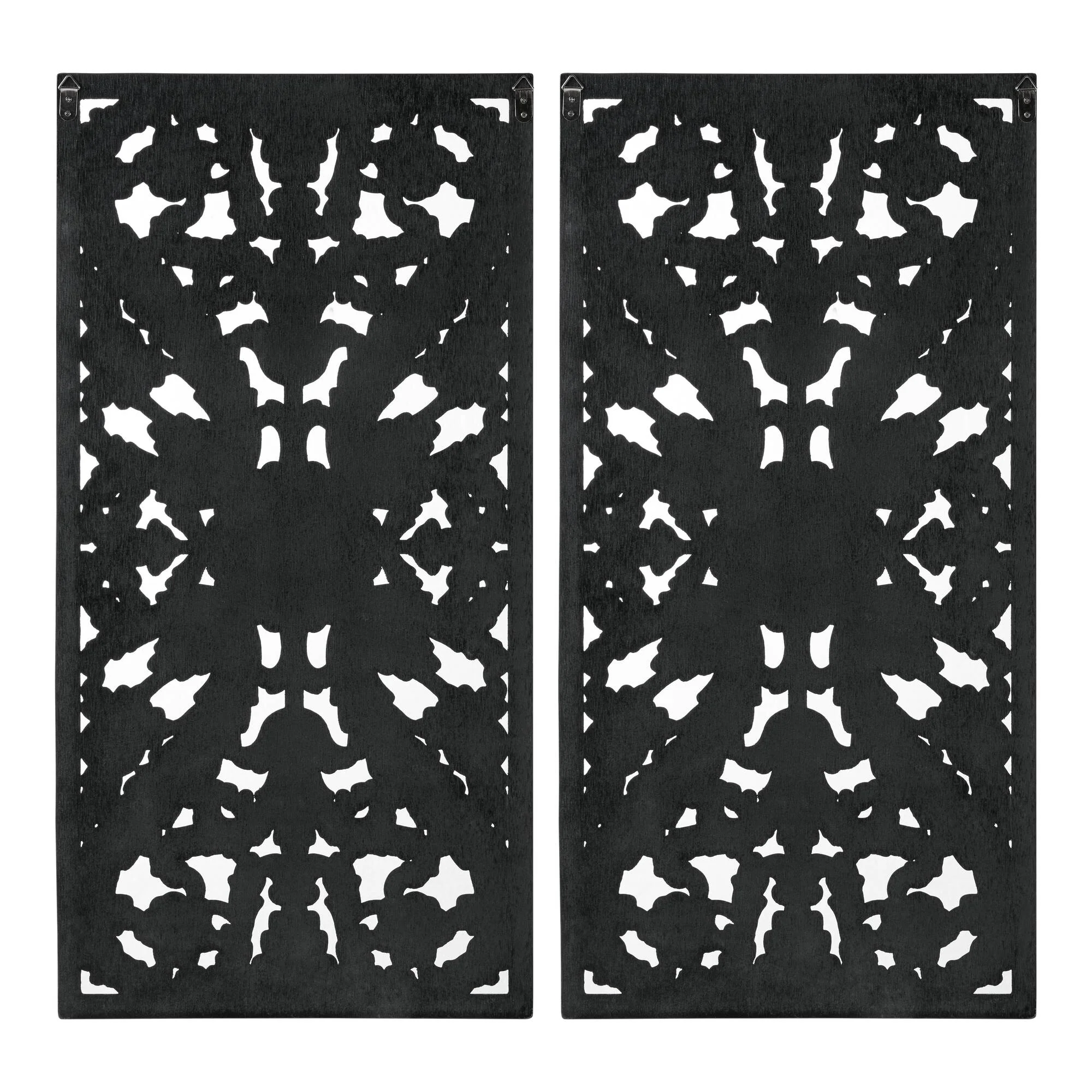 Botanical Panel Distressed Carved Wood 2-Piece Wall Decor Set - Image 46