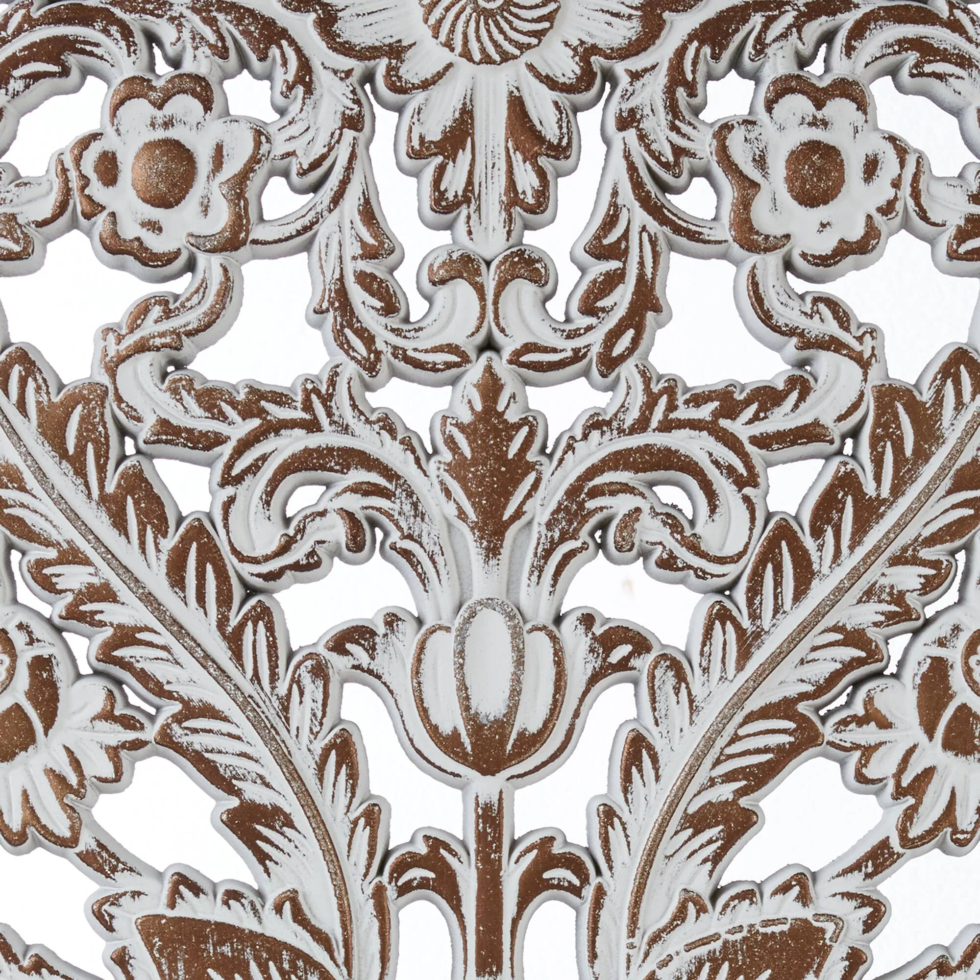 Botanical Panel Distressed Carved Wood 2-Piece Wall Decor Set - Image 48