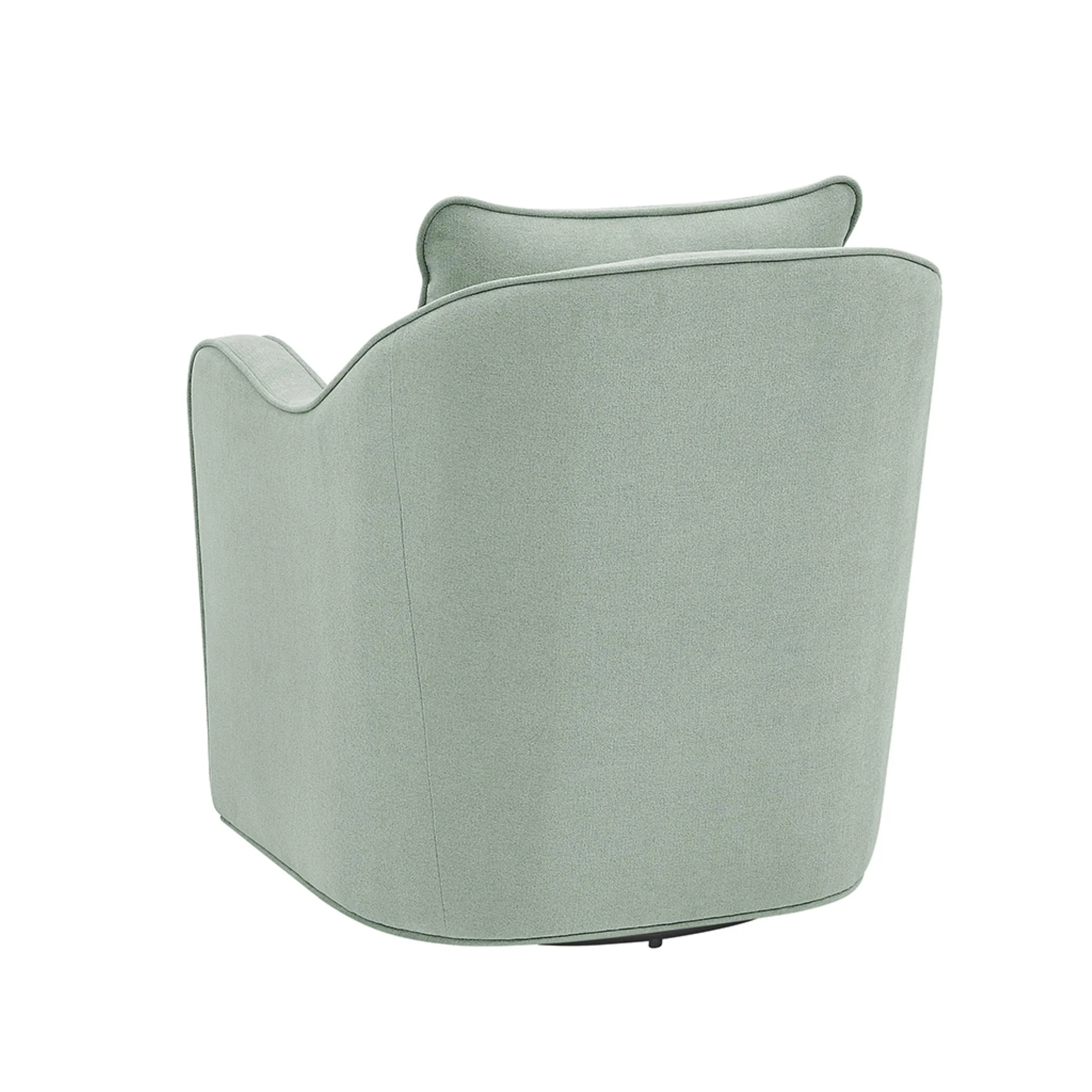 Brianne Upholstered Swivel Curved Armchair - Image 51