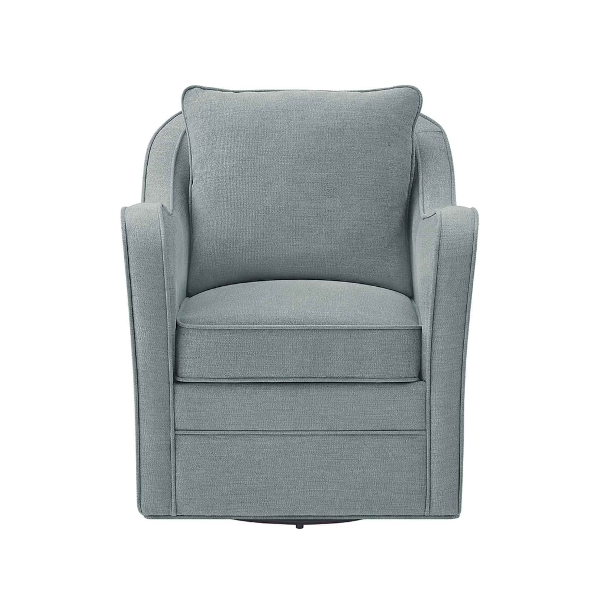 Brianne Upholstered Swivel Curved Armchair - Image 56