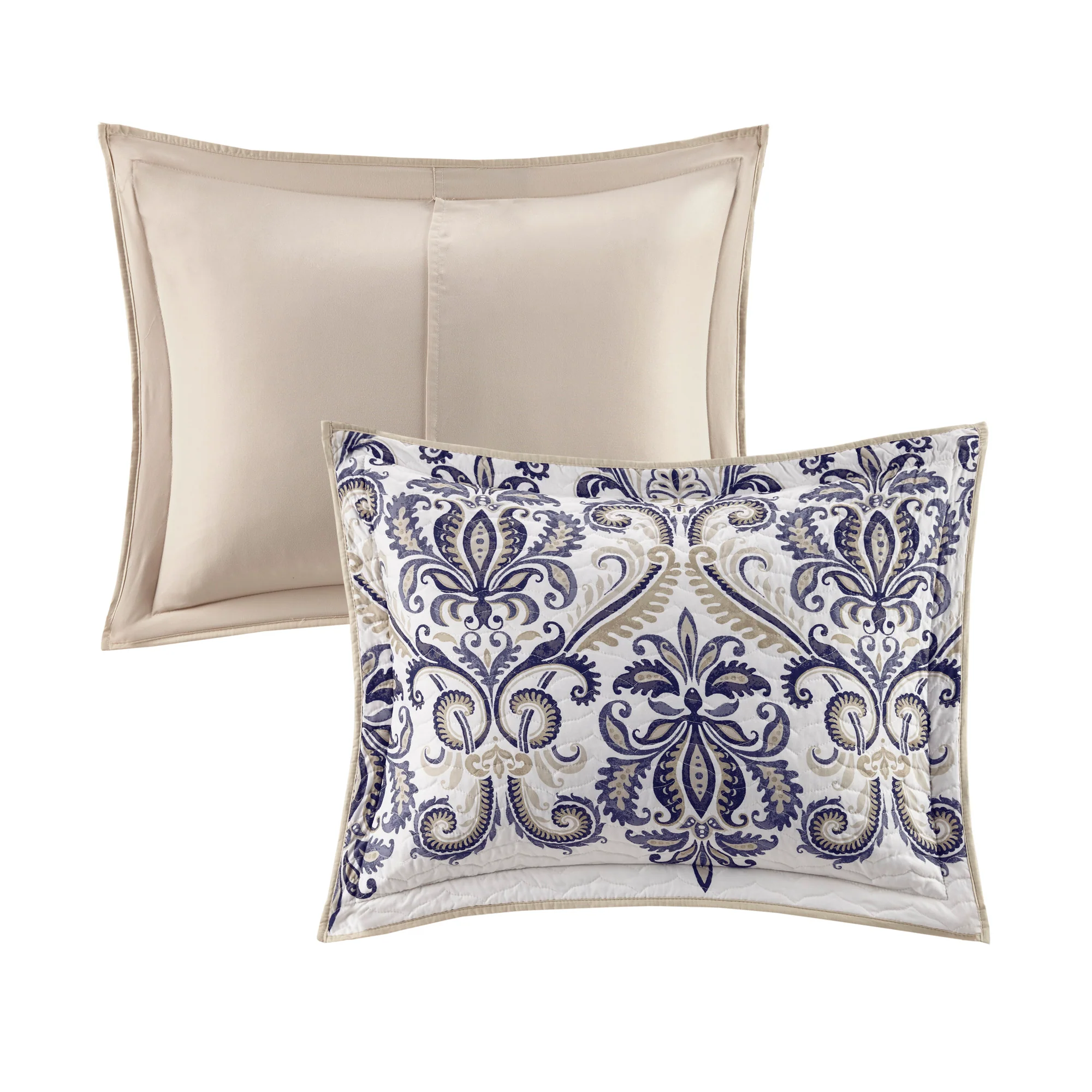 Cali 6-Piece Reversible Quilt Set with Throw Pillows - Image 11