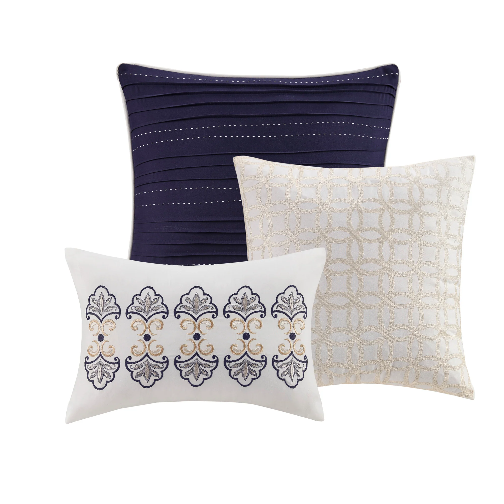 Cali 6-Piece Reversible Quilt Set with Throw Pillows - Image 12