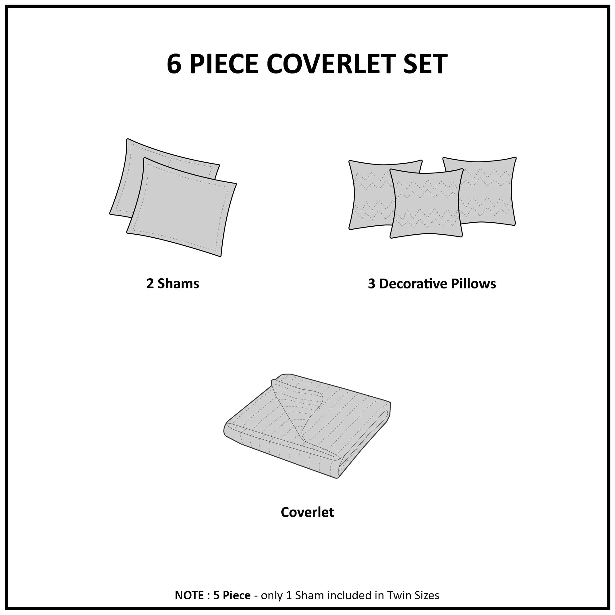 Cali 6-Piece Reversible Quilt Set with Throw Pillows - Image 13