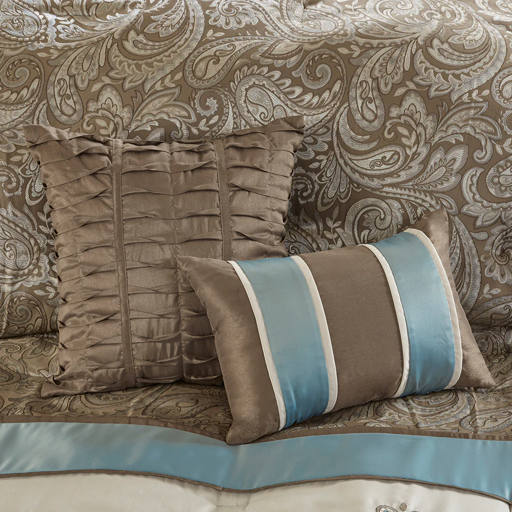 Caroline Jacquard 7-Piece Comforter Set - Image 5