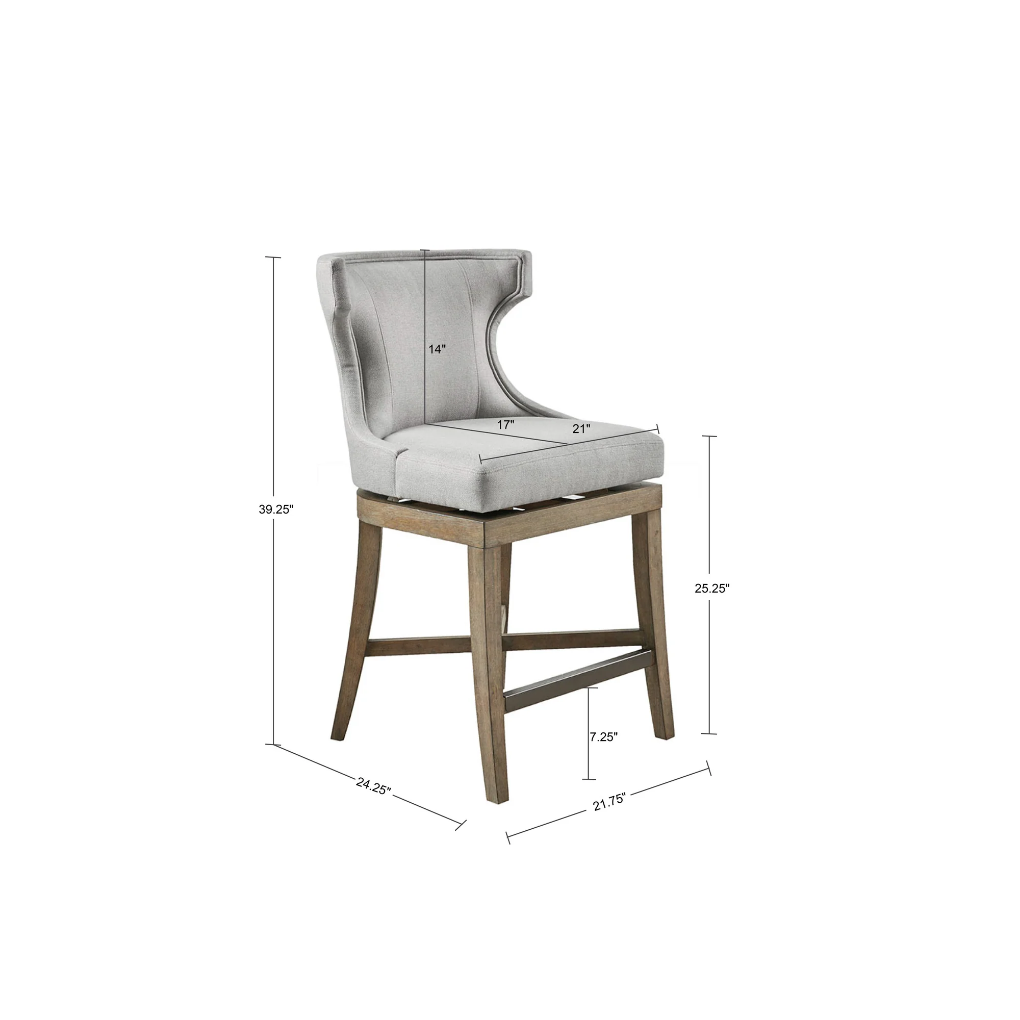 Carson Counter Stool with Swivel Seat - Image 26