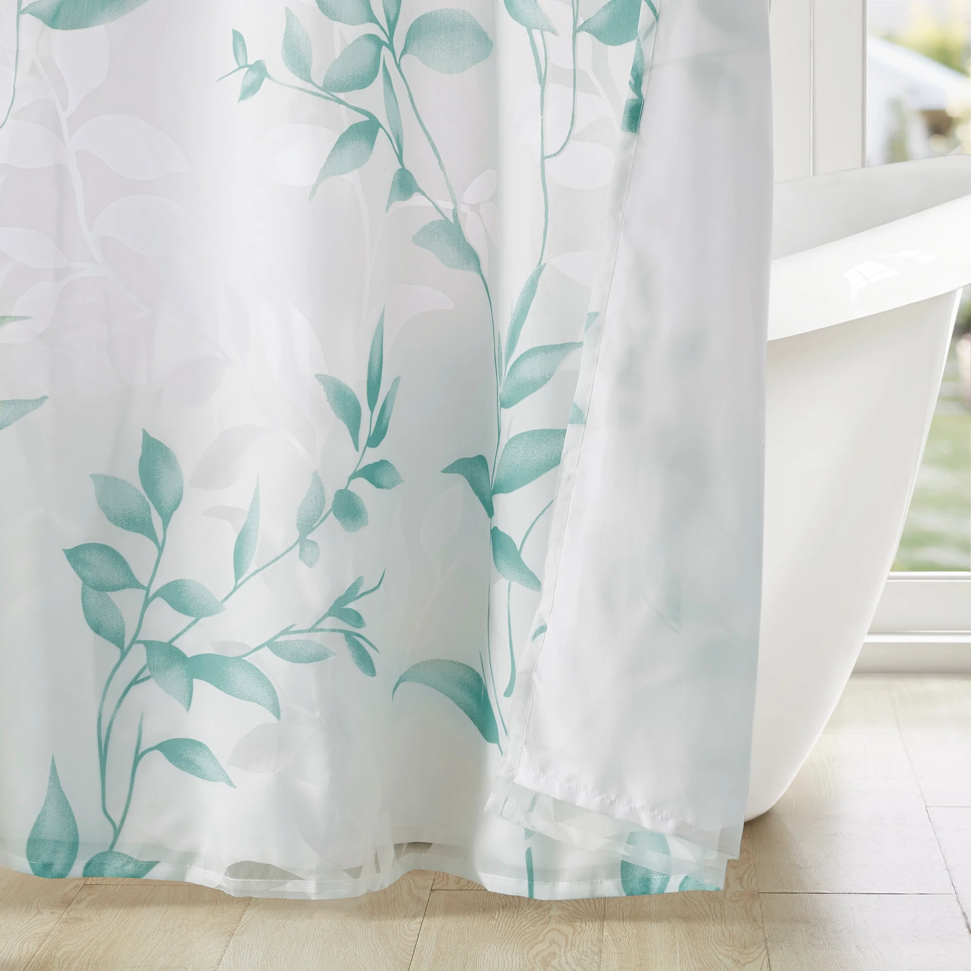 Cecily Burnout Printed Shower Curtain - Image 15