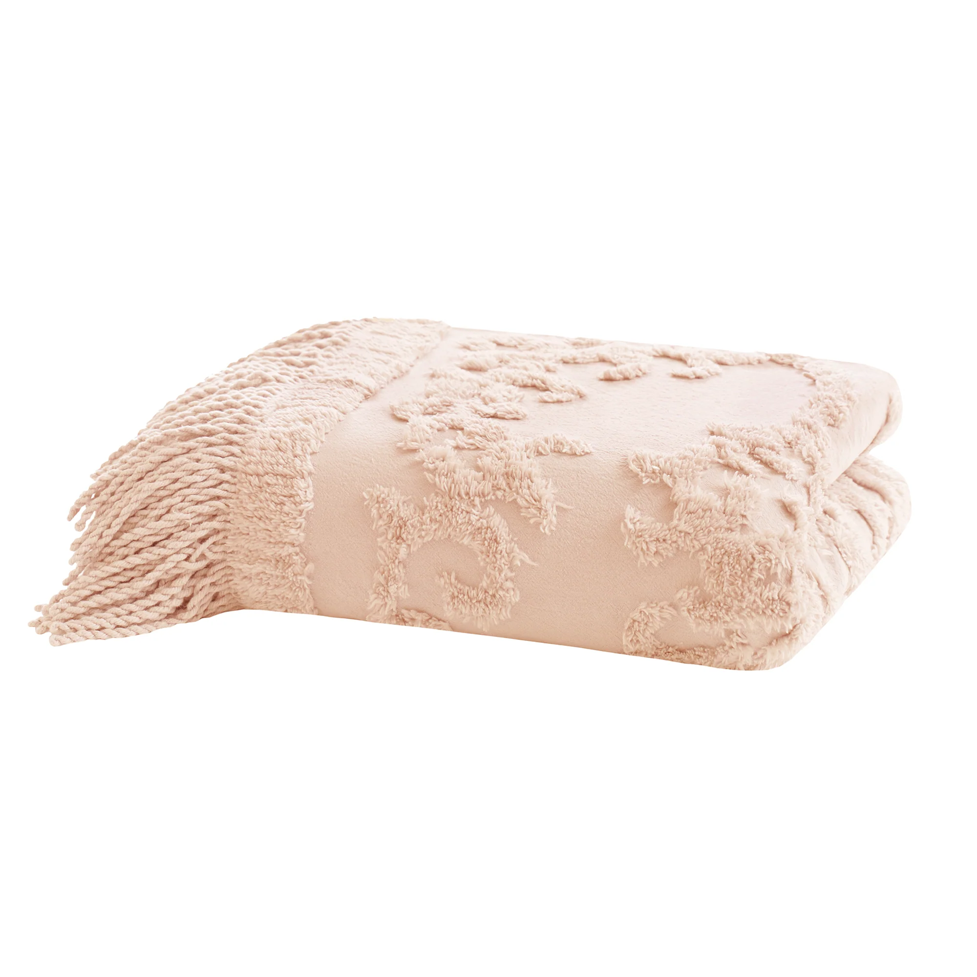 Chloe 100% Cotton Tufted Chenille Lightweight Throw With Fringe Tassel 50" x 60" - Image 18