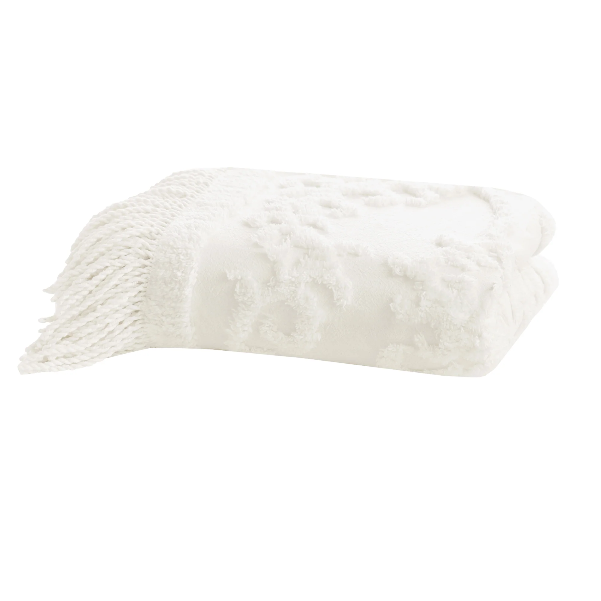 Chloe 100% Cotton Tufted Chenille Lightweight Throw With Fringe Tassel 50" x 60" - Image 19