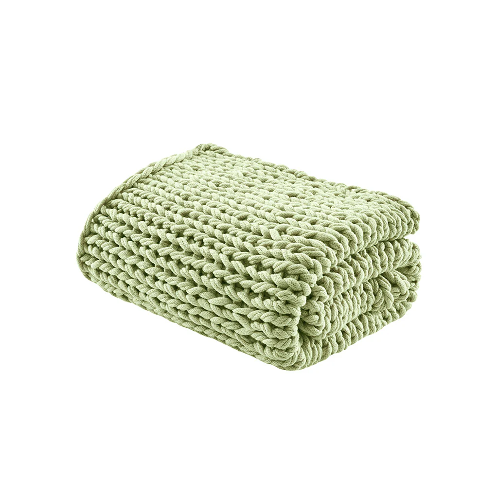 Chunky Double Knit Hand Made Throw Blanket - Image 26