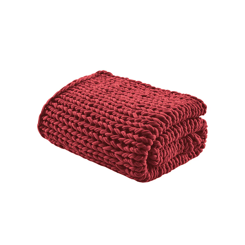 Chunky Double Knit Hand Made Throw Blanket - Image 53