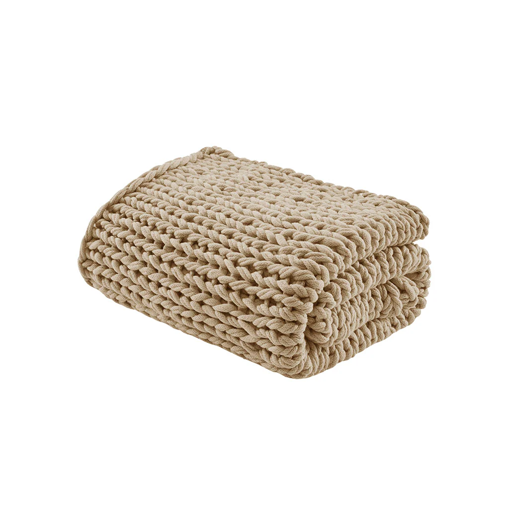 Chunky Double Knit Hand Made Throw Blanket - Image 72