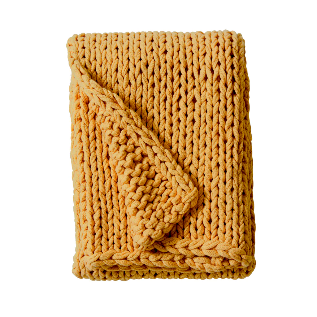 Chunky Double Knit Hand Made Throw Blanket - Image 83