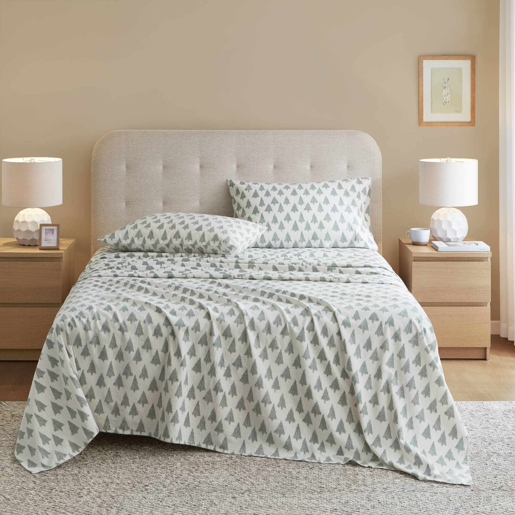 Cozy Cotton Flannel Printed Sheet Set - Image 109