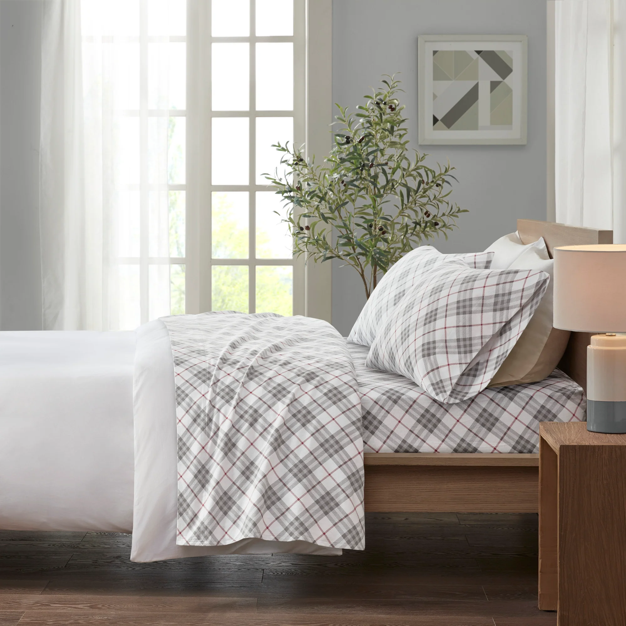 Cozy Cotton Flannel Printed Sheet Set - Image 131