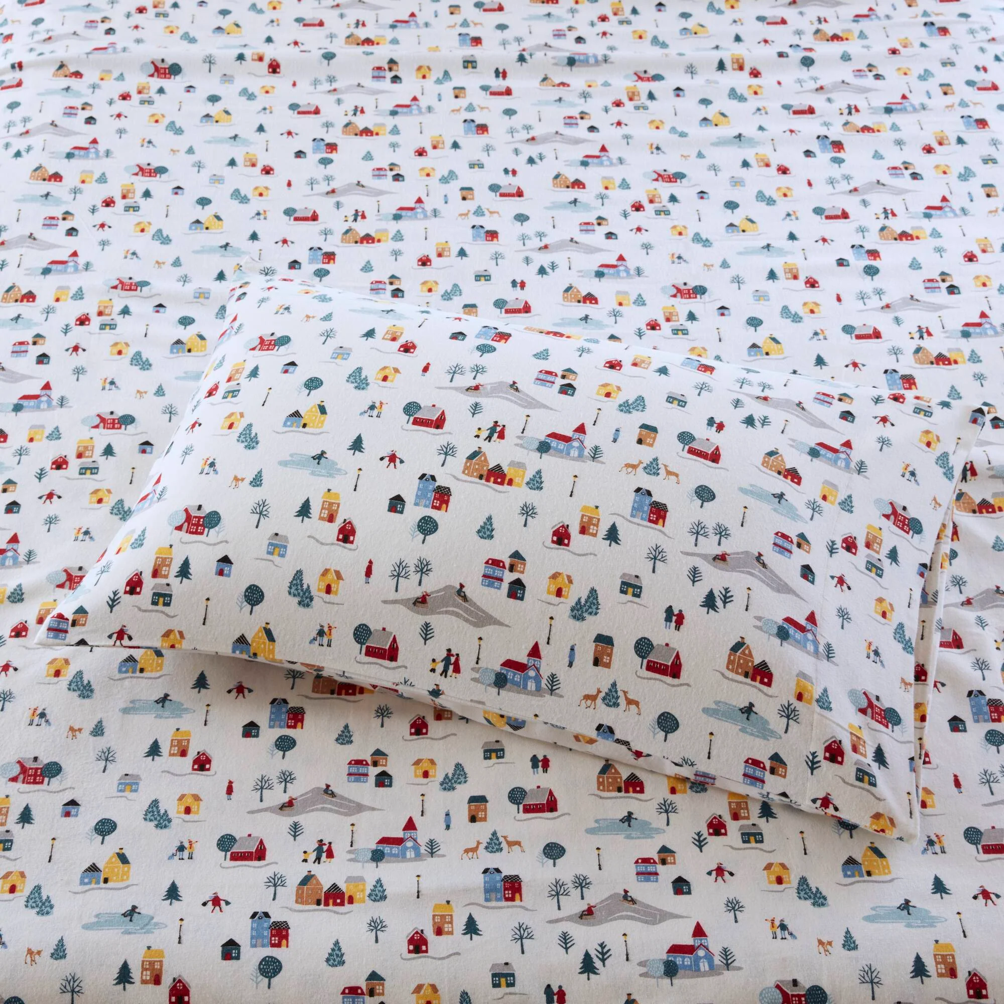Cozy Cotton Flannel Printed Sheet Set - Image 148