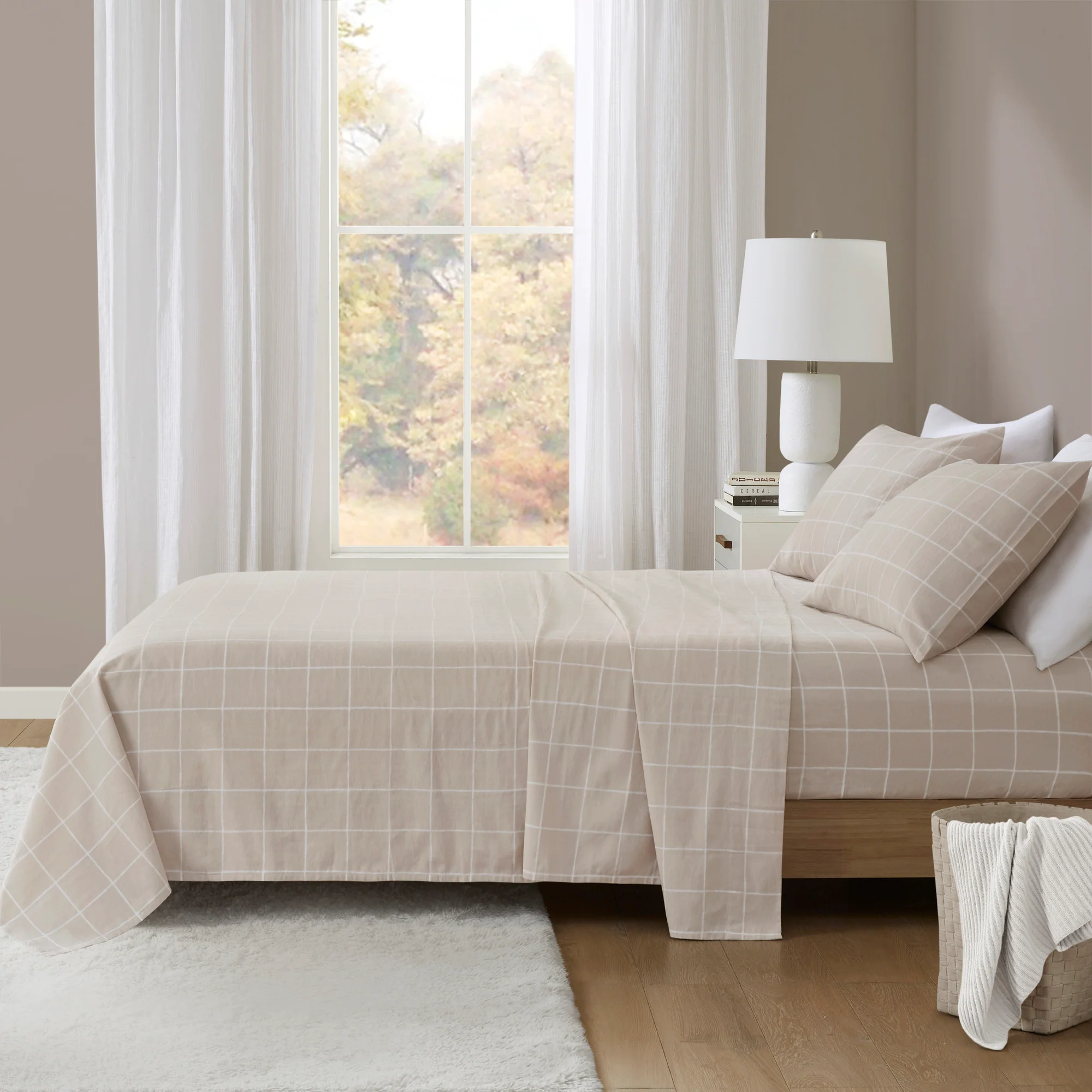 Cozy Cotton Flannel Printed Sheet Set - Image 21