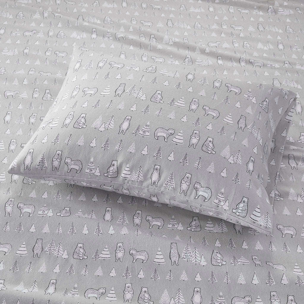 Cozy Cotton Flannel Printed Sheet Set - Image 40