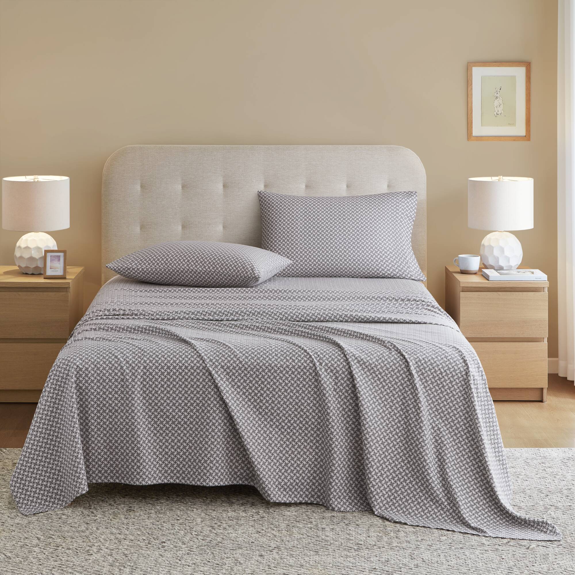 Cozy Cotton Flannel Printed Sheet Set - Image 99