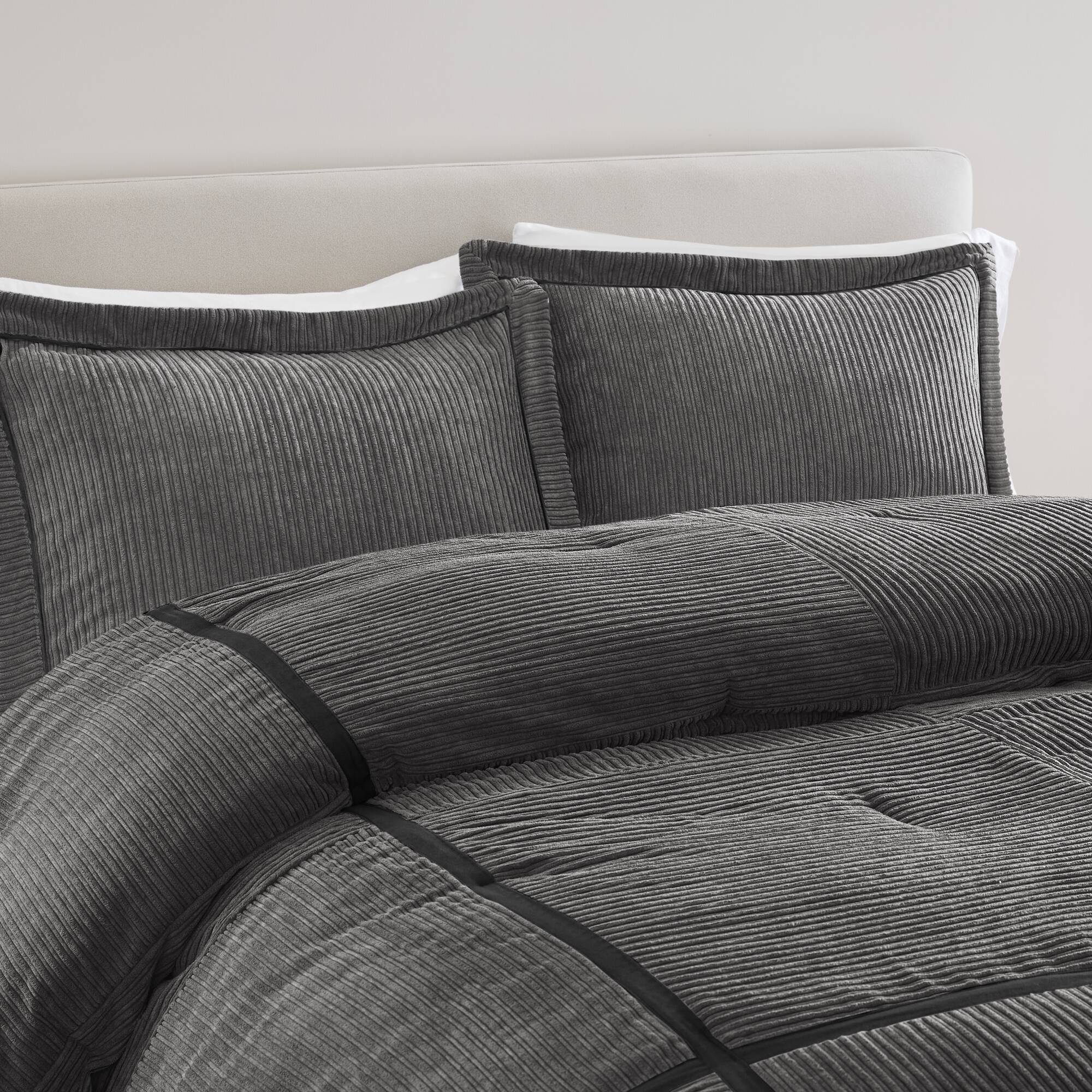 Dallas 7-Piece Micro Corduroy Comforter Set - Image 10