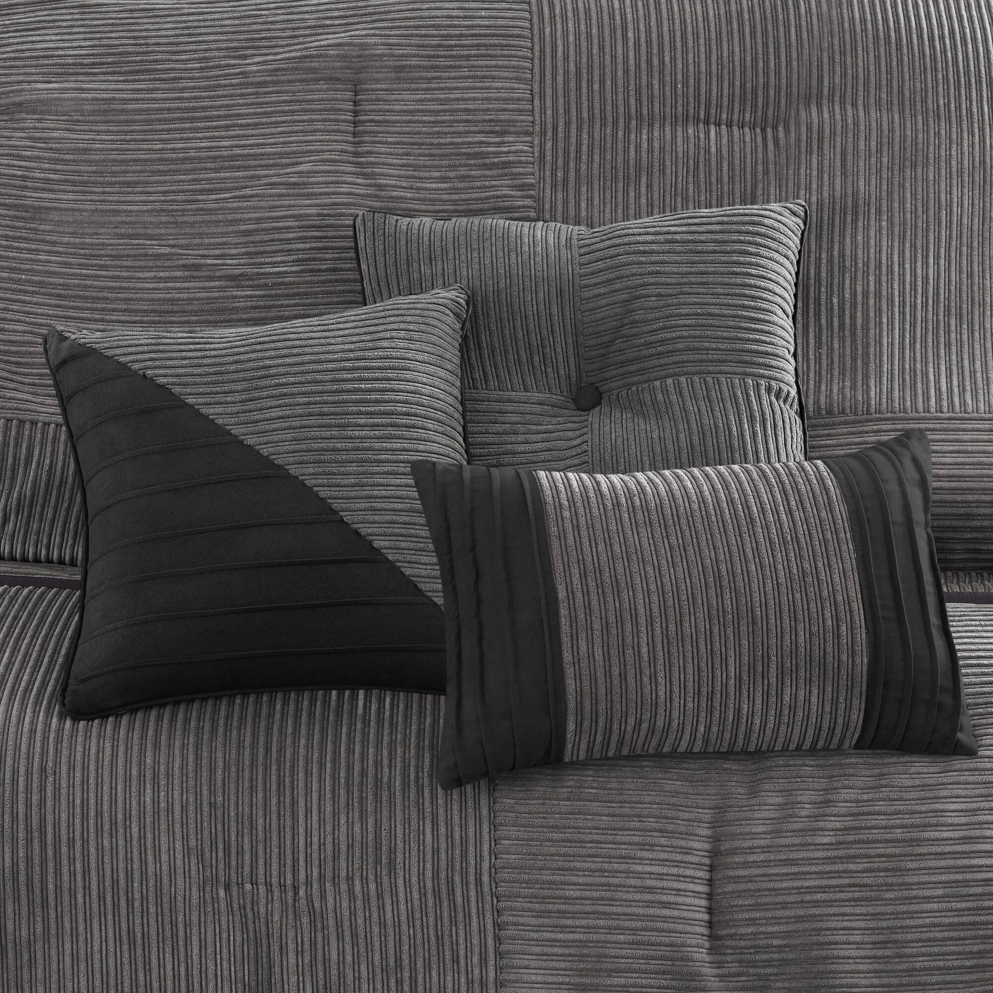 Dallas 7-Piece Micro Corduroy Comforter Set - Image 16